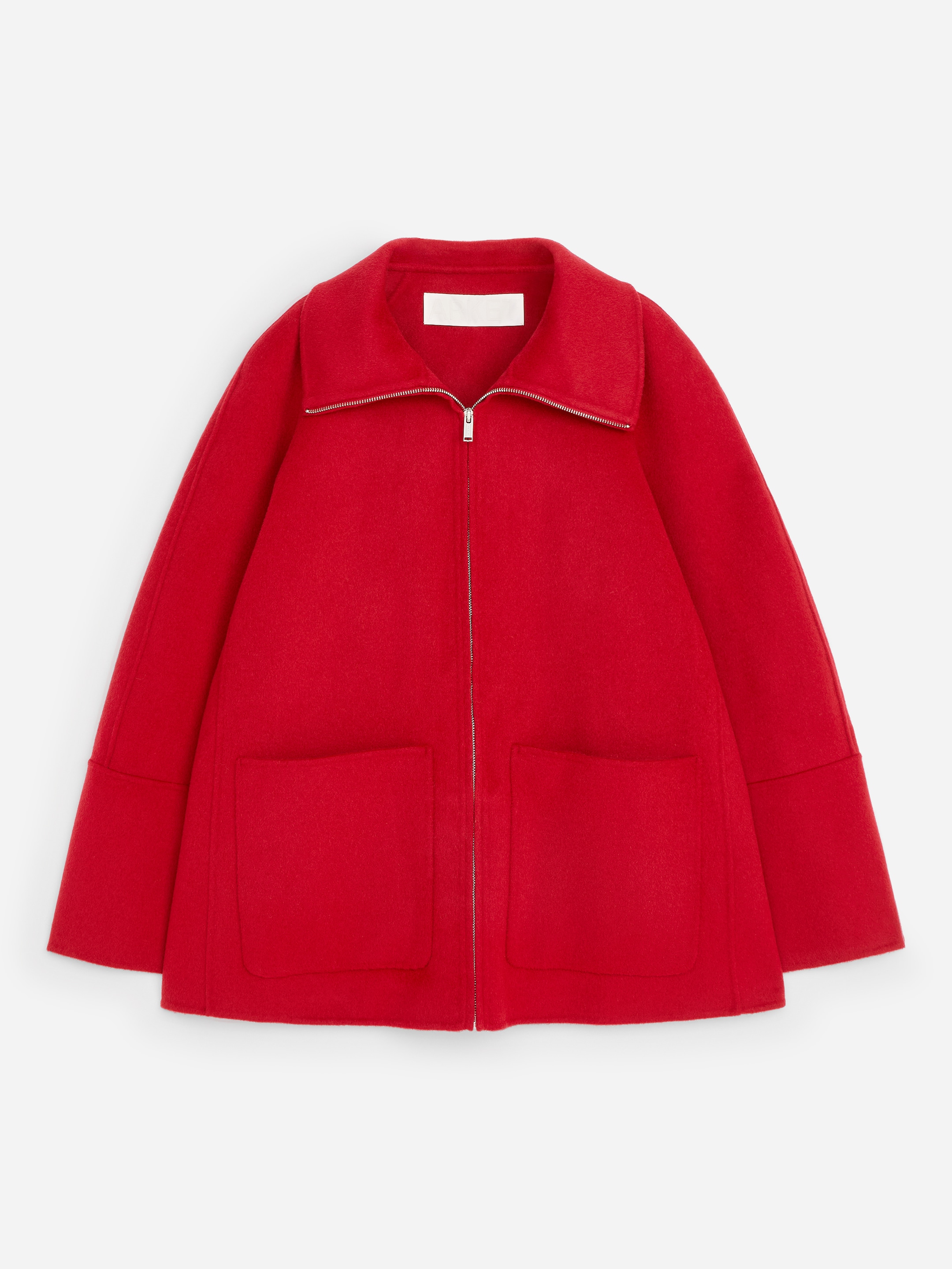 Doubleface-Jacke aus Wollmischung - Rot - Relaxed Fit - women - StillMedia/DescriptiveStillLife - 1