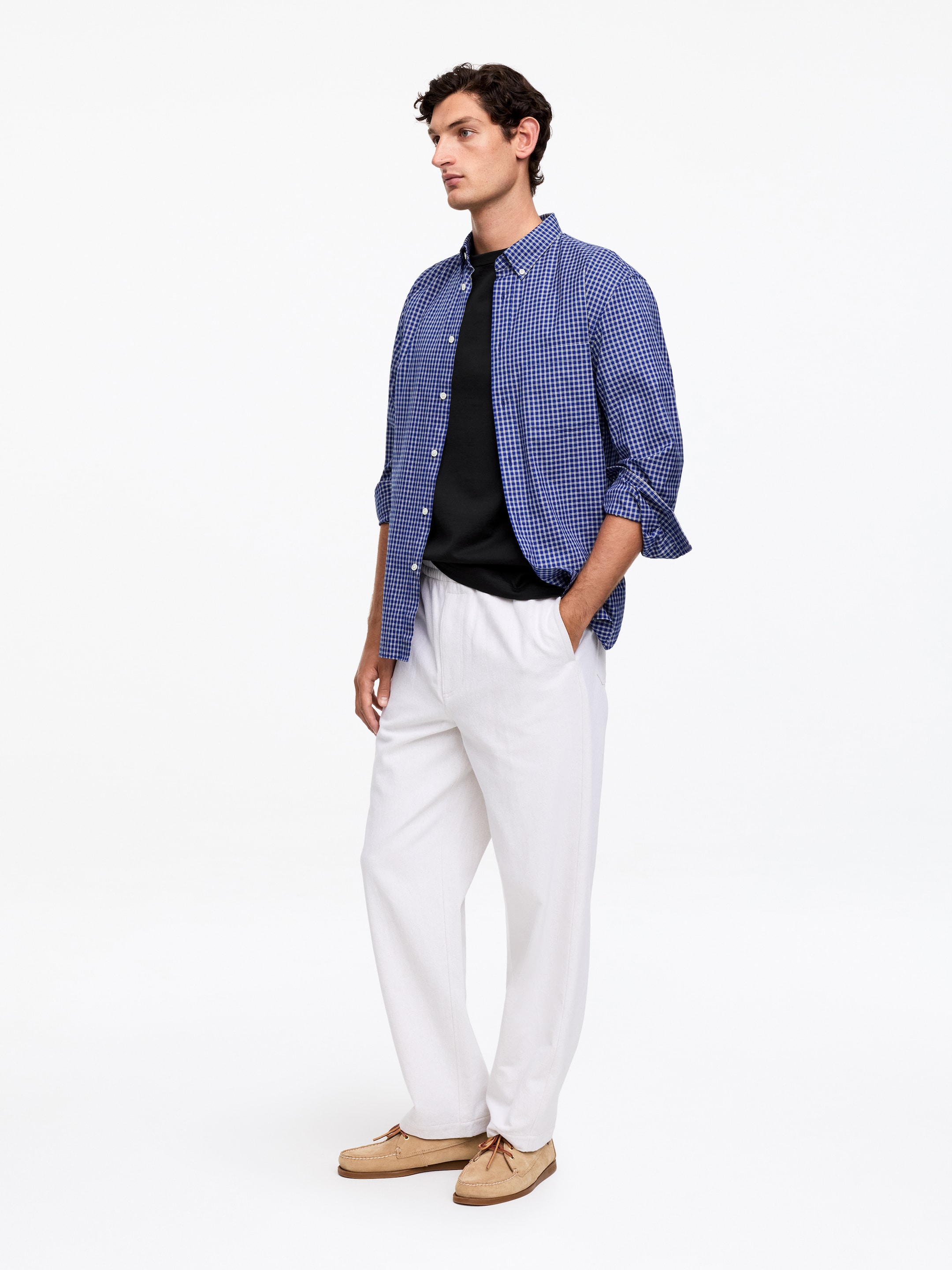 270 GSM Oversized T-Shirt - Svart - Relaxed fit - Men - StillMedia/Lookbook - 17