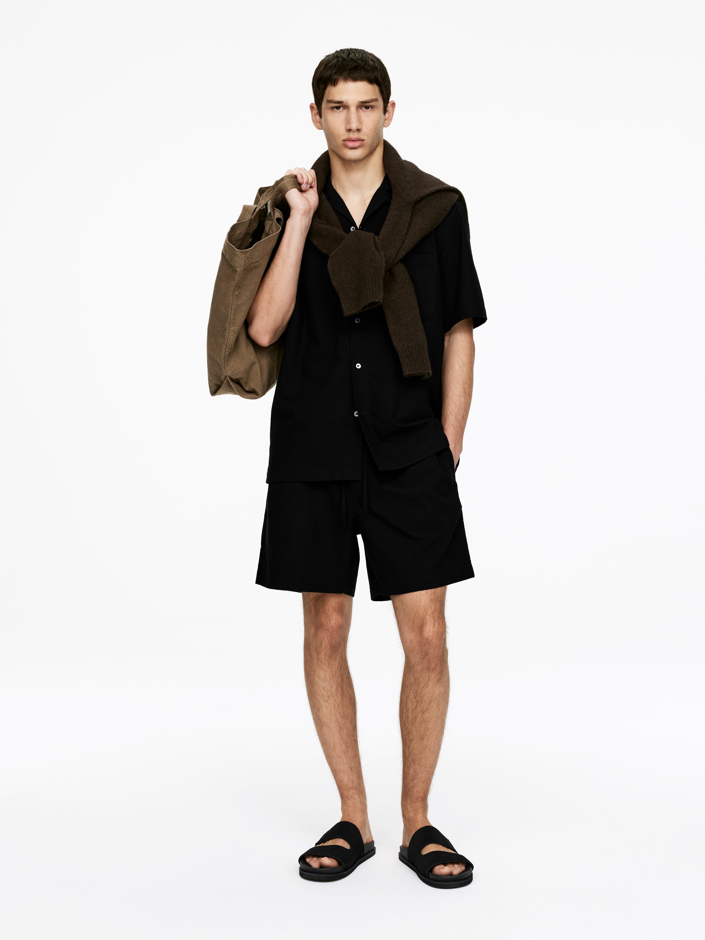 Veloursledersandale - Schwarz - Men - StillMedia/Lookbook - 6