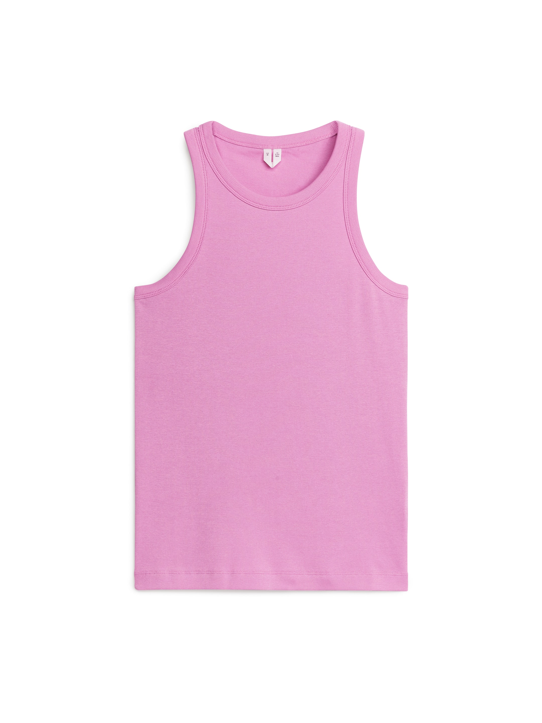 Ribbad tanktop - Rosa - Regular fit - Women - StillMedia/DescriptiveStillLife - 1