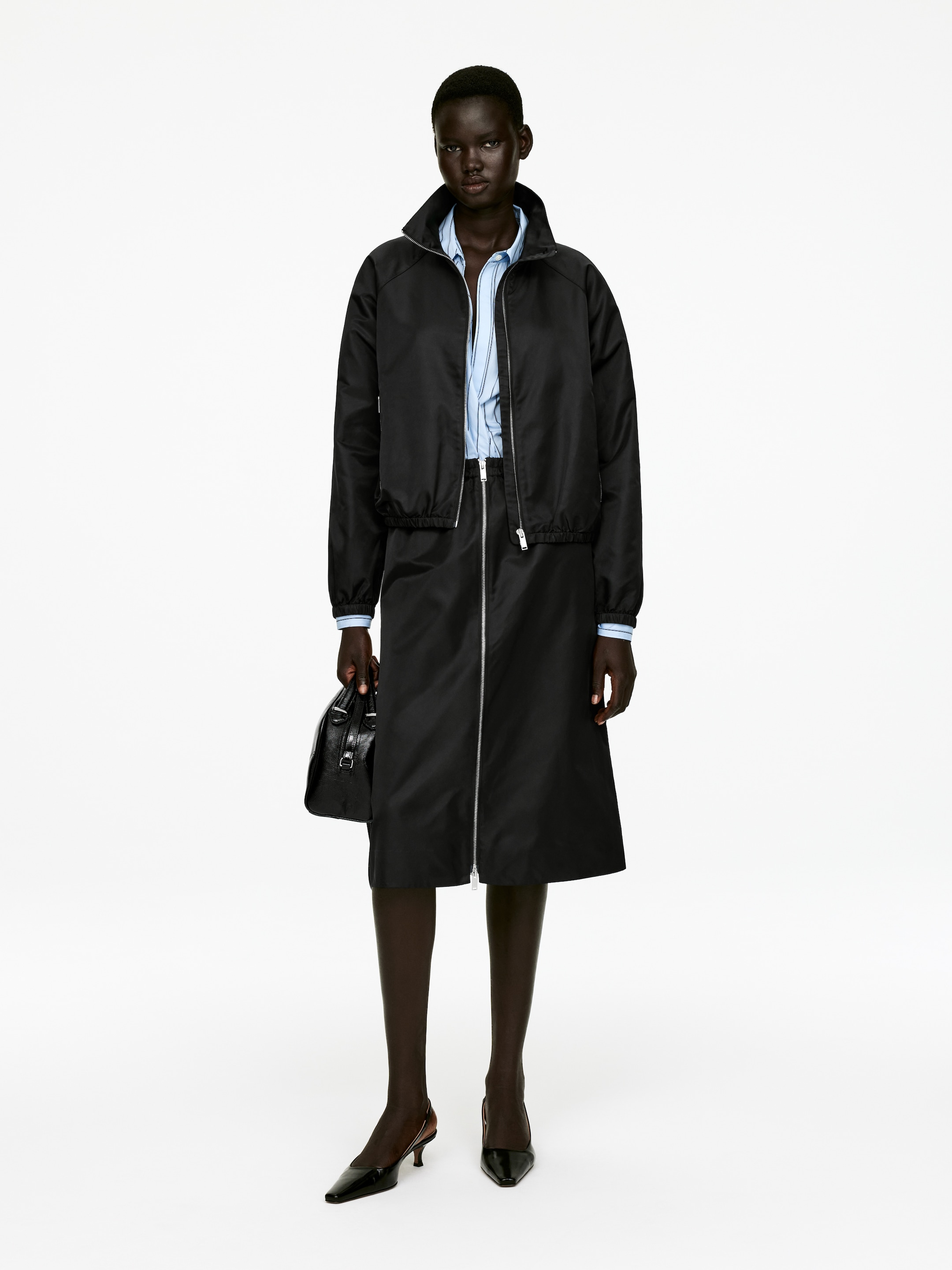 Grösseres Bild ansehen: Nylonjacke - Schwarz - DAMEN | H&M CH 1