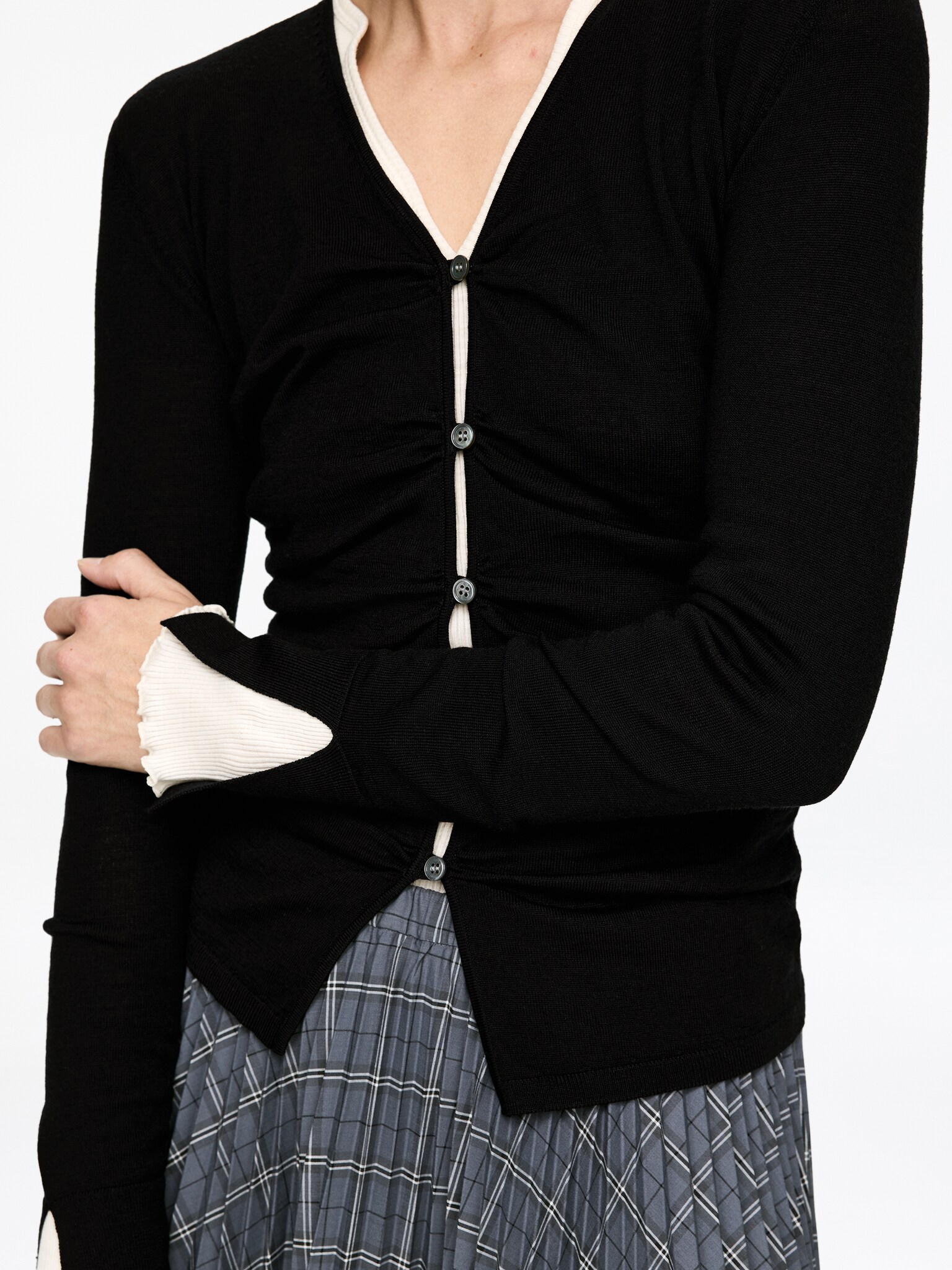 Merino Wool Top - Black - 4