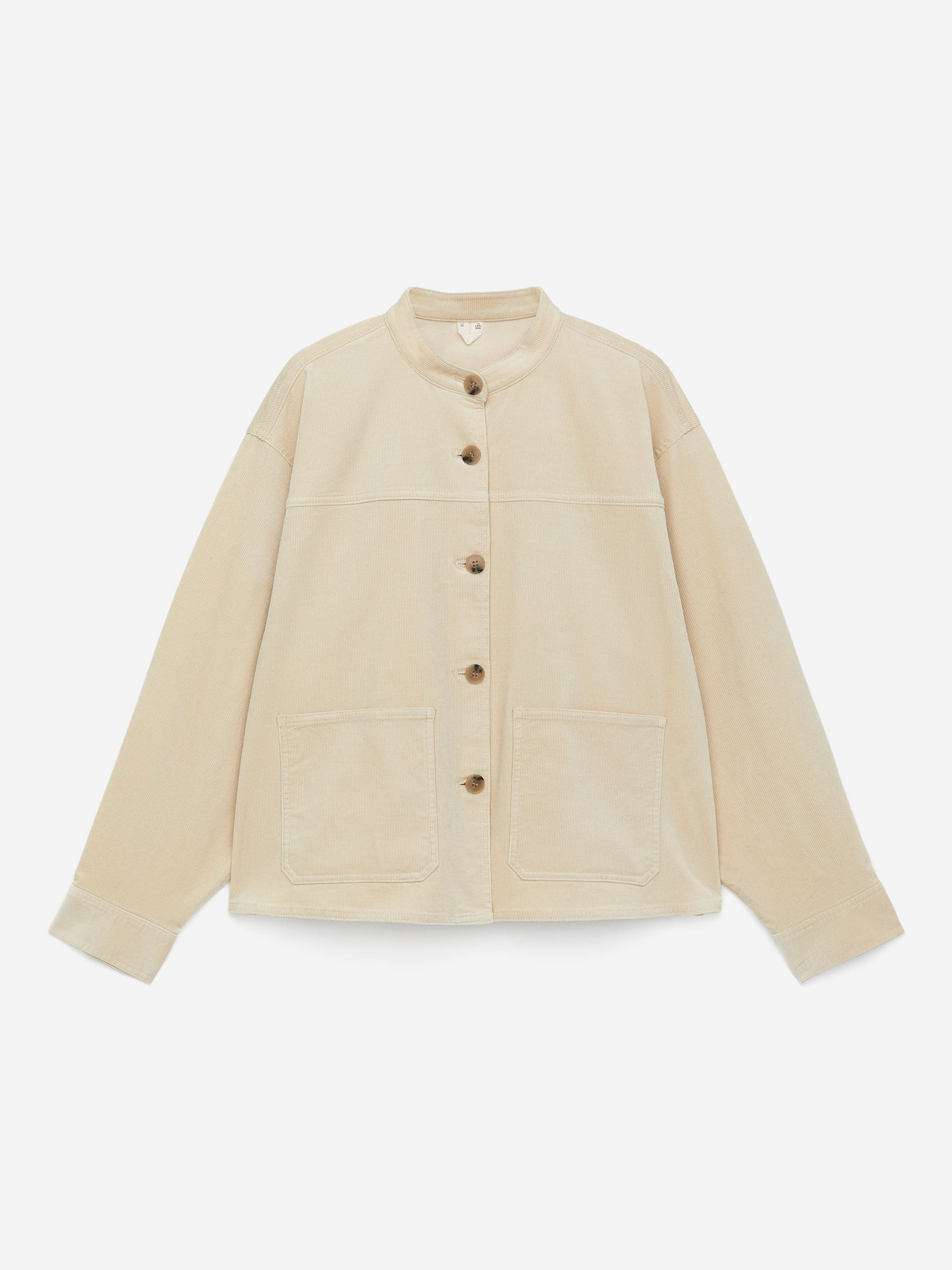 Corduroy Overshirt - Light Beige - Regular fit - Women - StillMedia/DescriptiveStillLife - 1