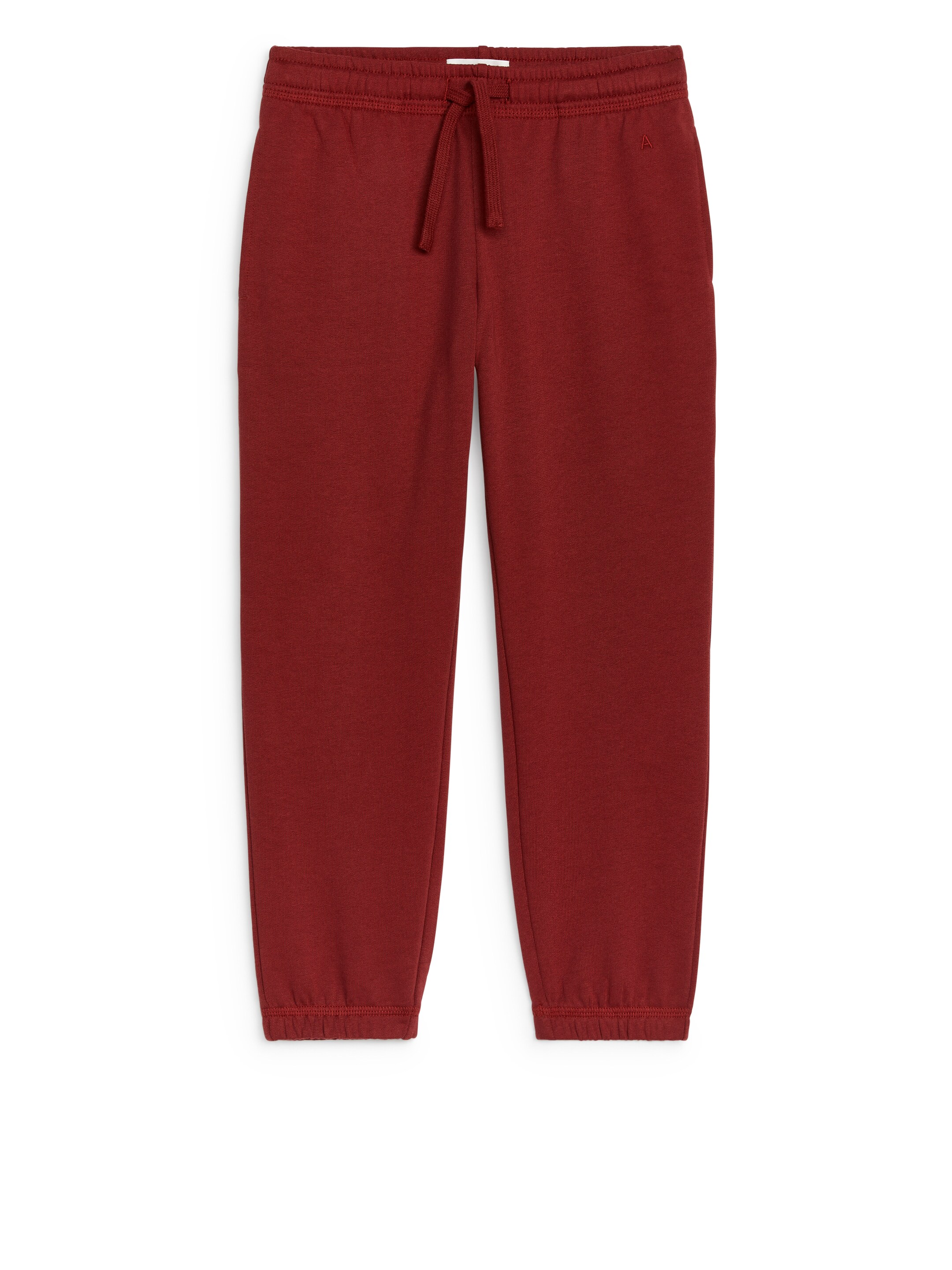 Se større billede: Joggingbukser i fransk frotté - Bordeaux - BØRN | H&M DK 1