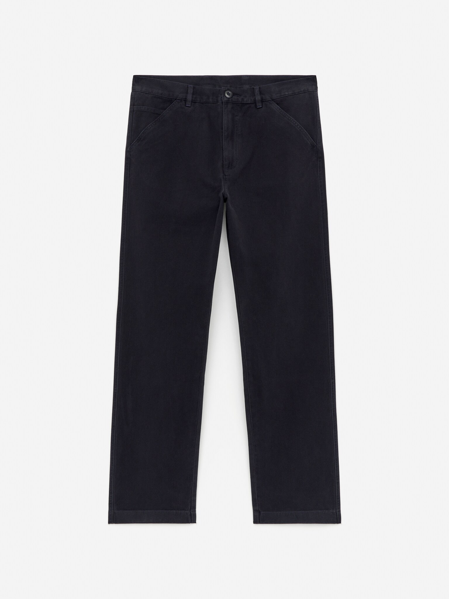 Twill Trousers - Dark Blue/Green