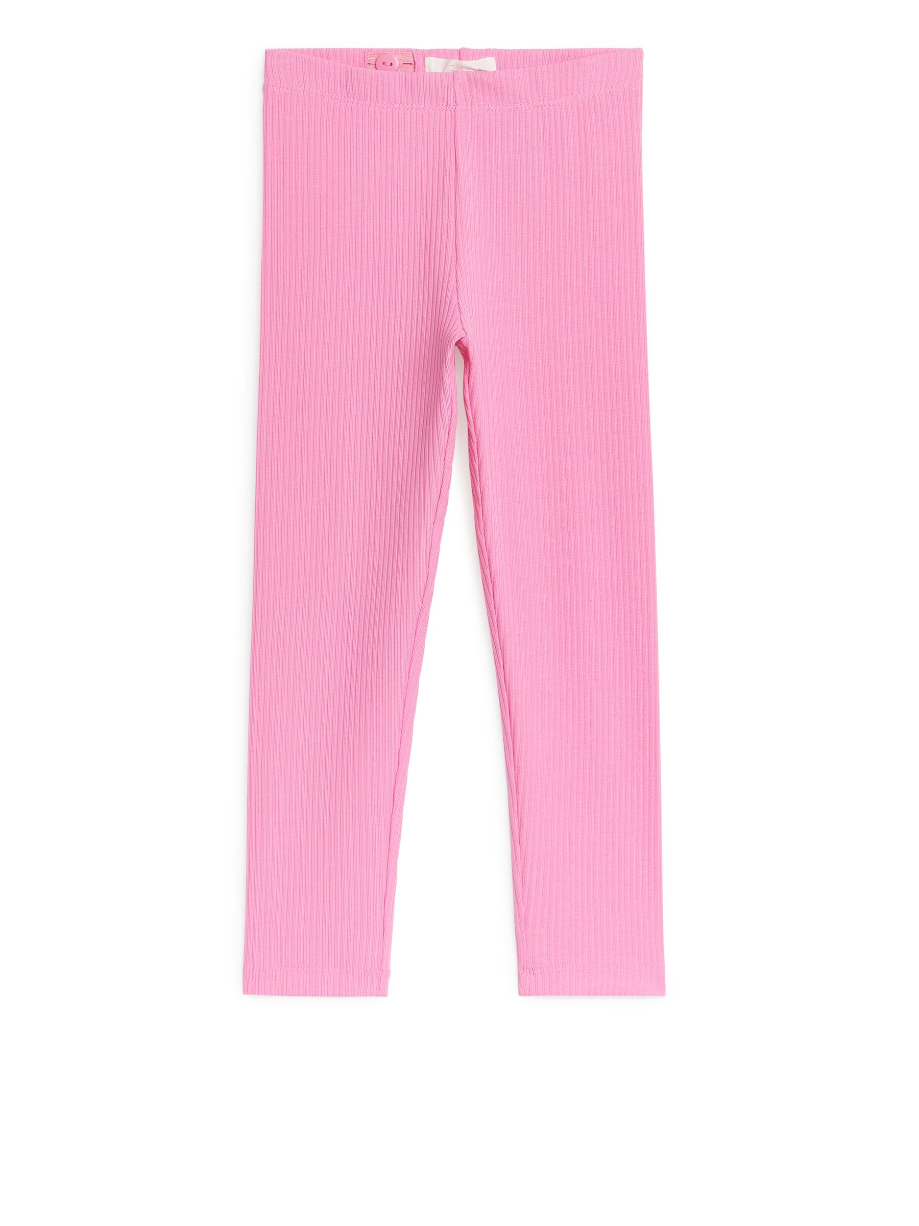 Gerippte Jersey-Leggings - Rosa - Regular Fit - Kinder - StillMedia/DescriptiveStillLife - 3