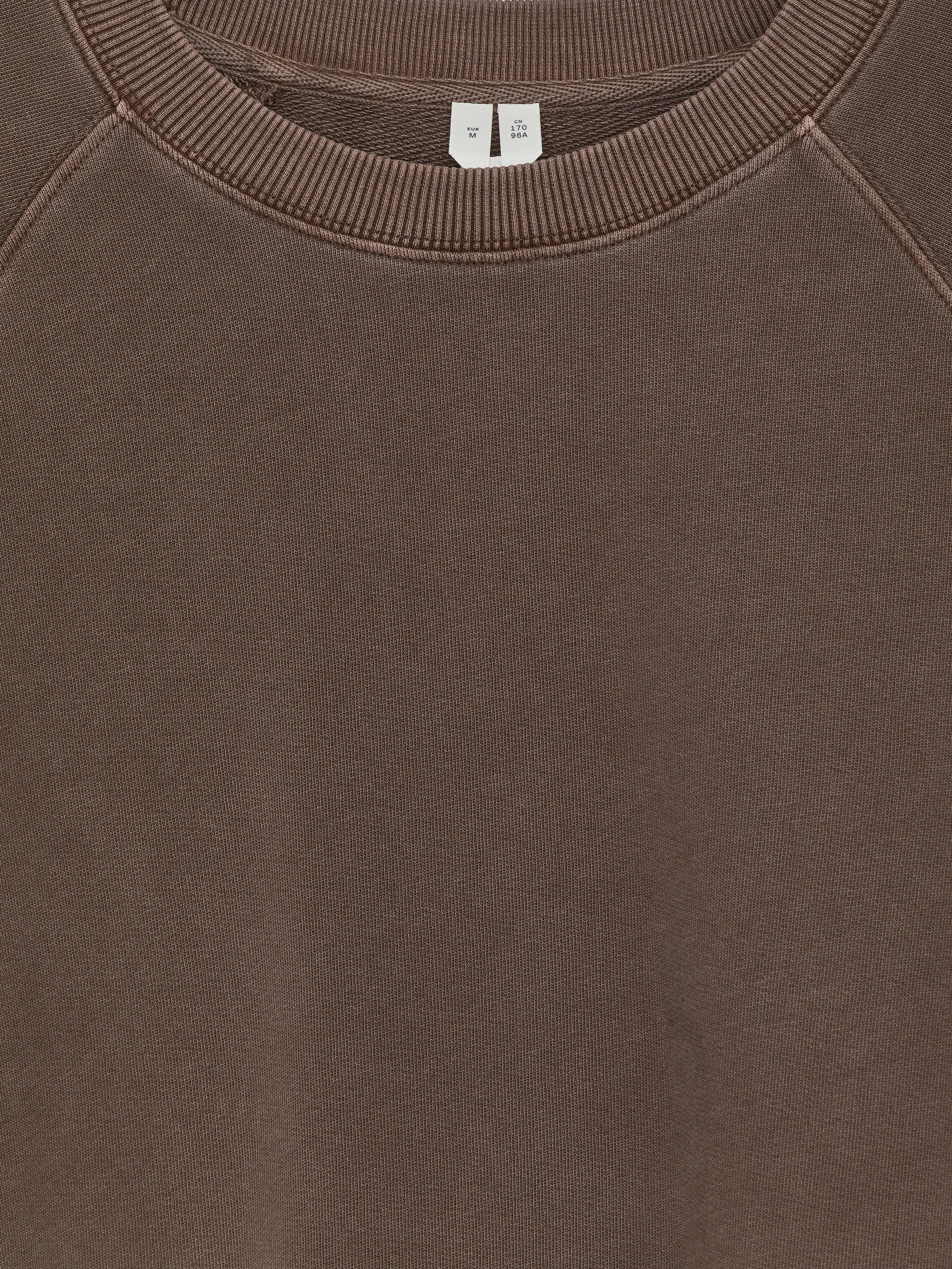 Terry Sweatshirt - Dark Brown - Regular fit - Women - StillMedia/DescriptiveDetail - 1