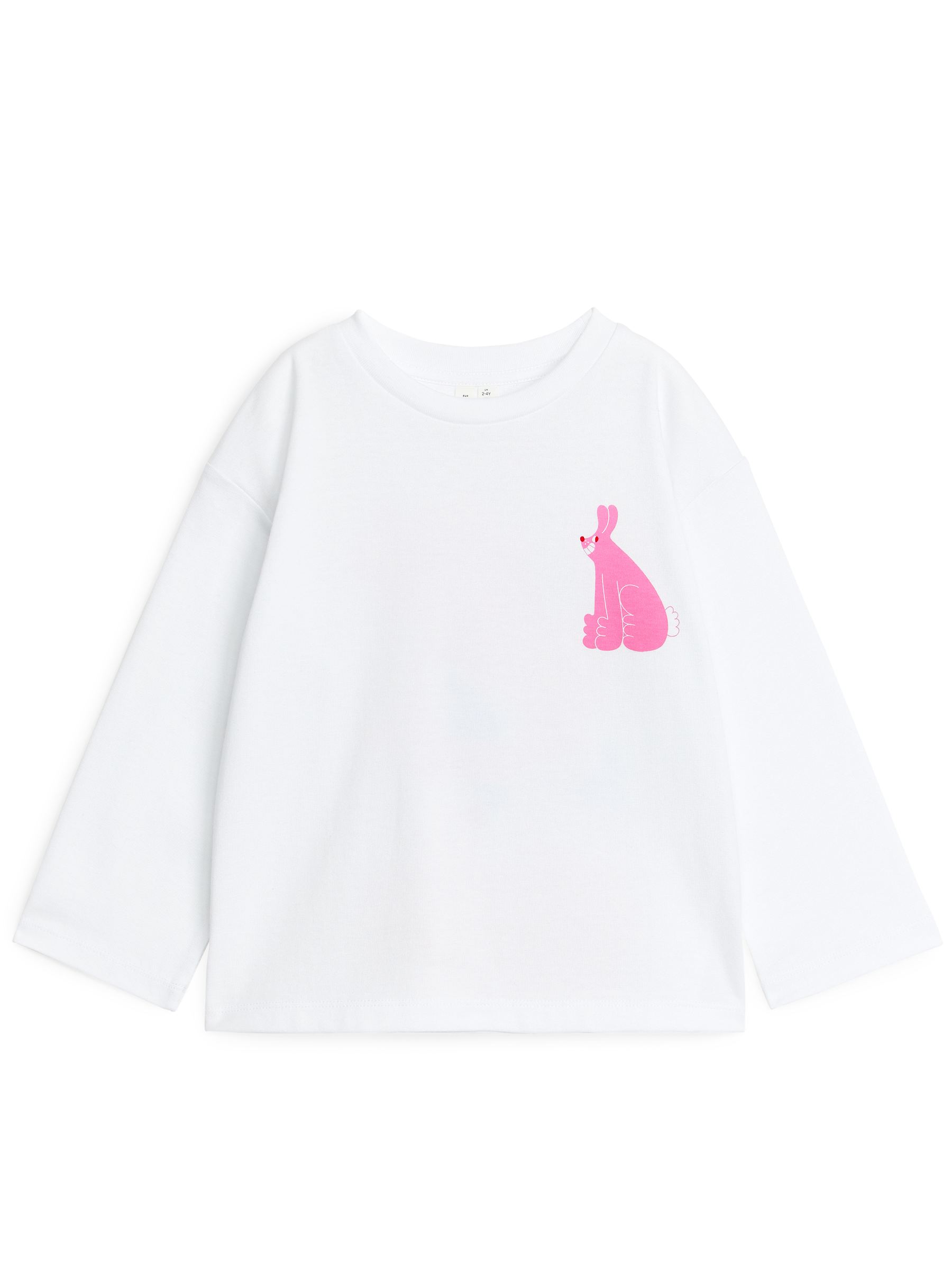 Langärmeliges T-Shirt von ARKET und YUK FUN - Weiß/Hase - Regular Fit - Kinder - StillMedia/DescriptiveStillLife - 3