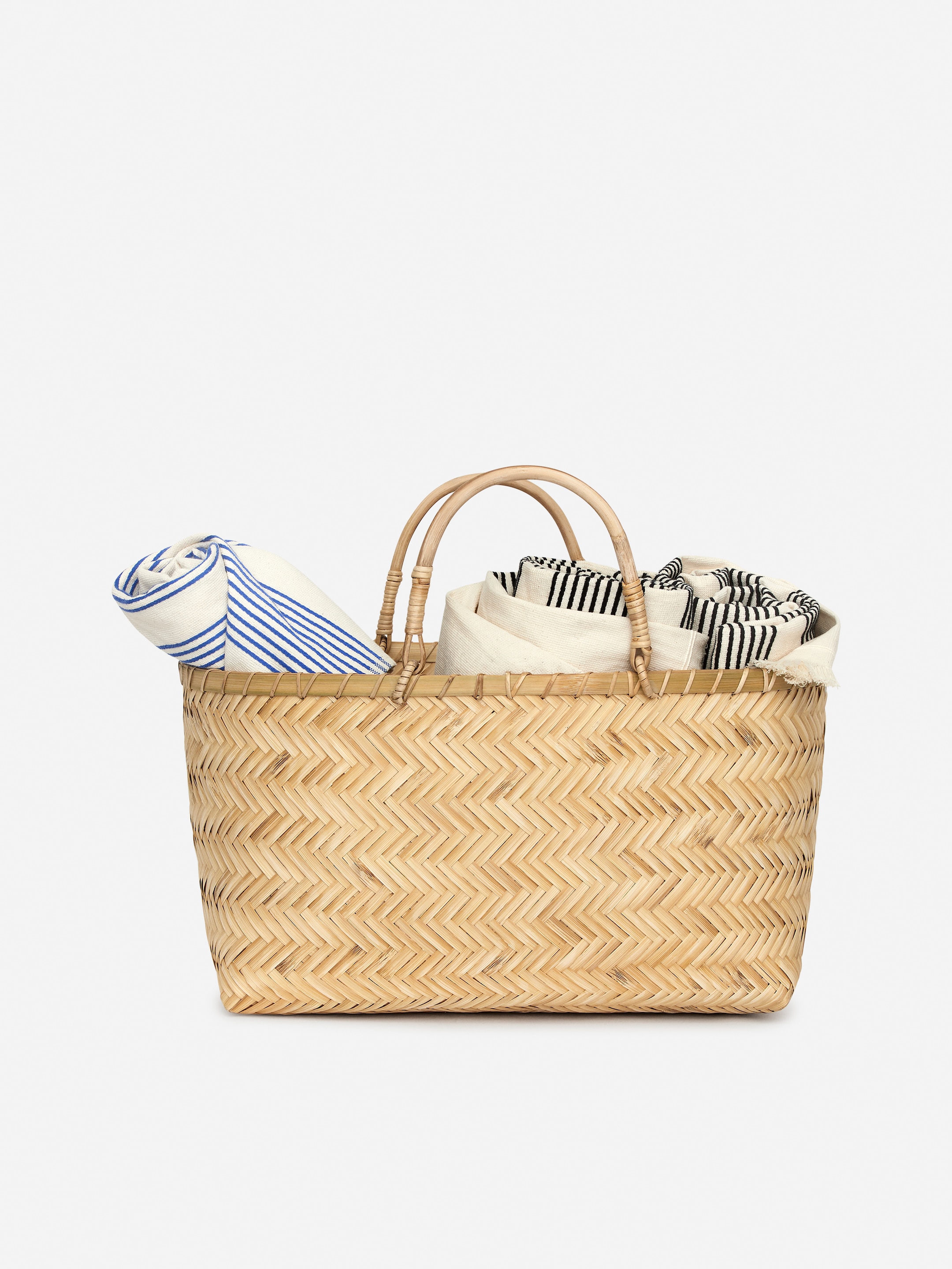 Bamboo Basket - Beige - Homeware - StillMedia/DescriptiveDetail - 1