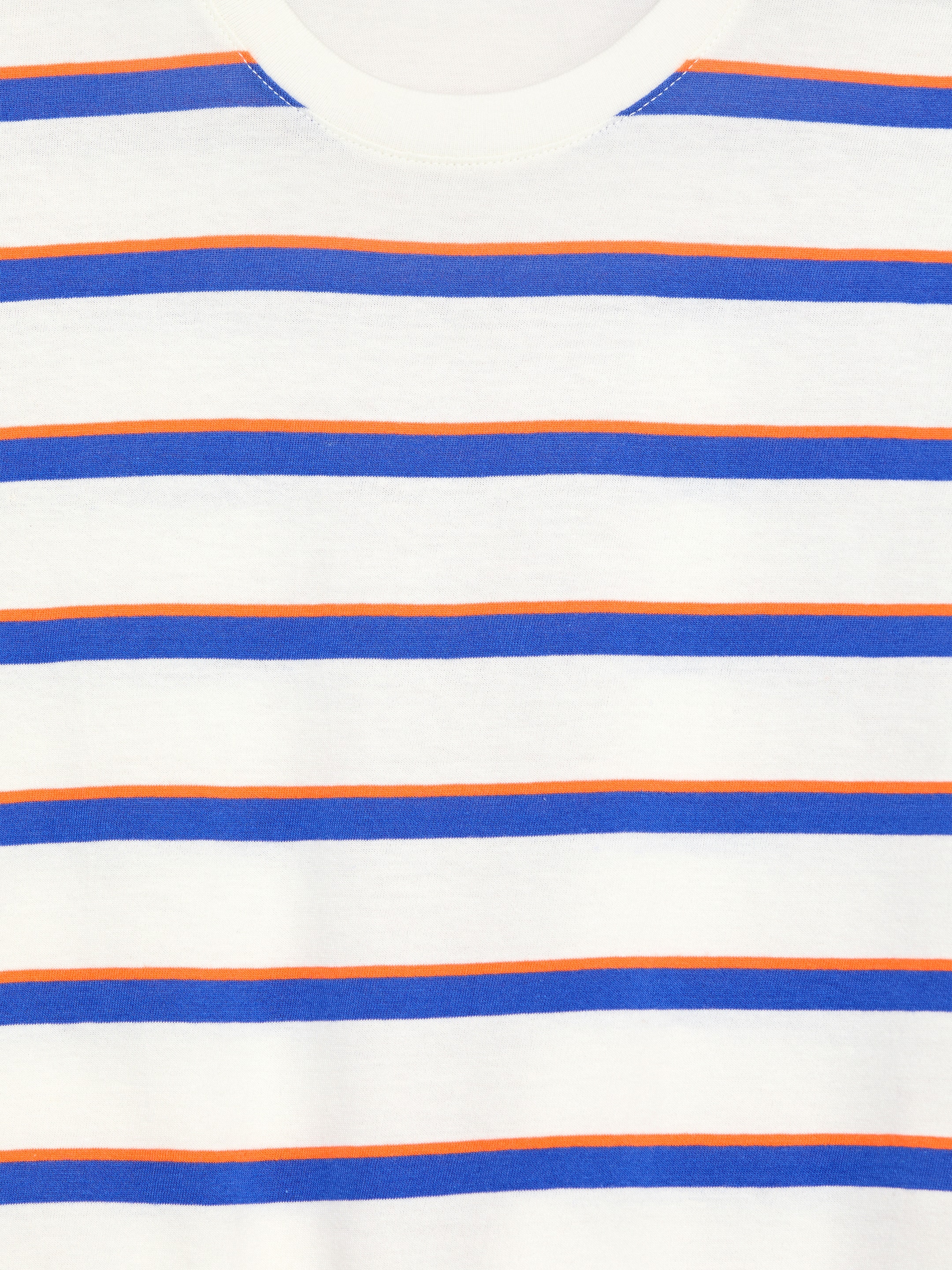 T-shirt col rond - Blanc/Orange/Bleu - Regular fit - Enfant - StillMedia/DescriptiveDetail - 1