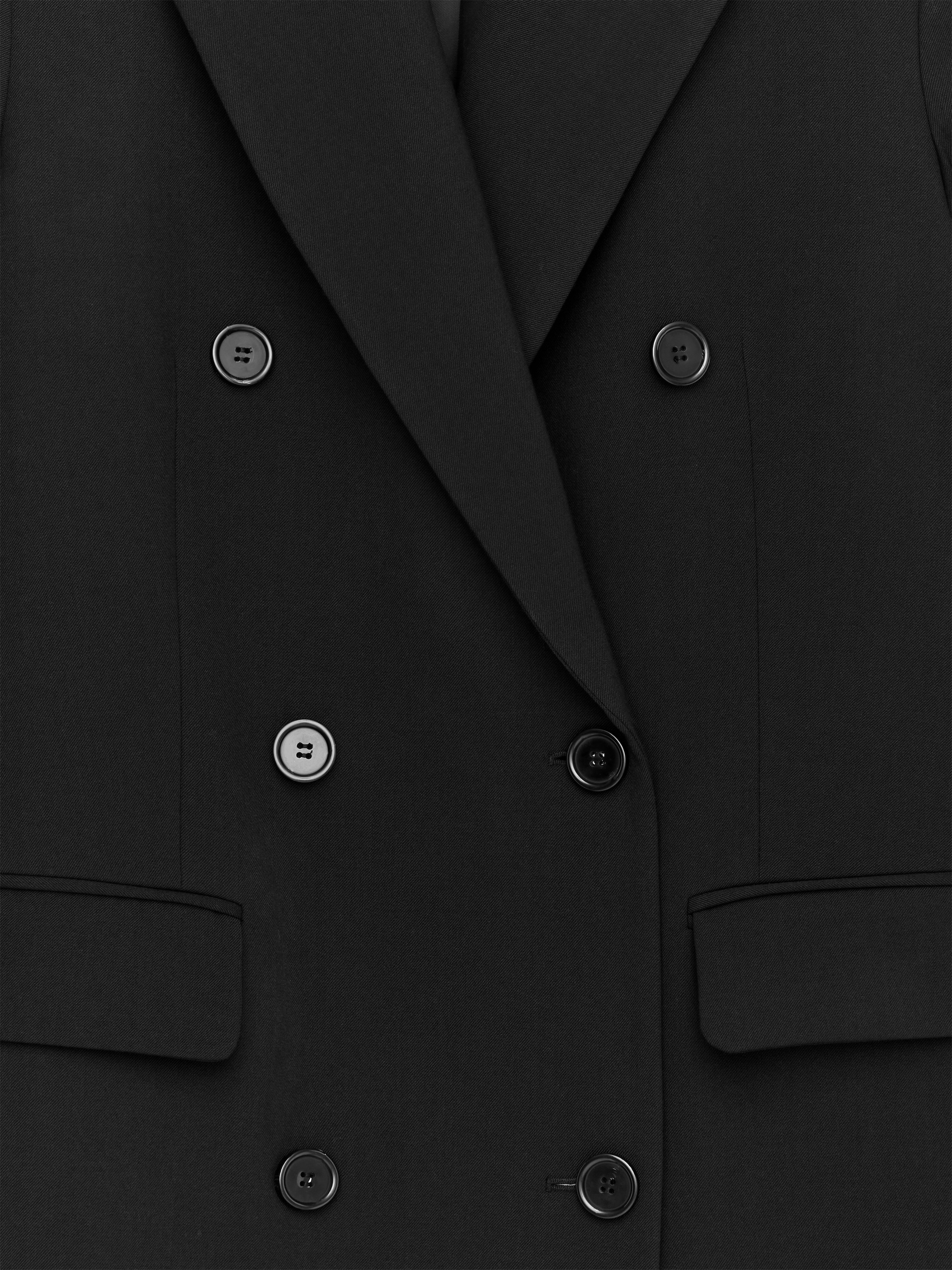 Figurnära kappa - Svart - Slim fit - Women - StillMedia/DescriptiveDetail - 1
