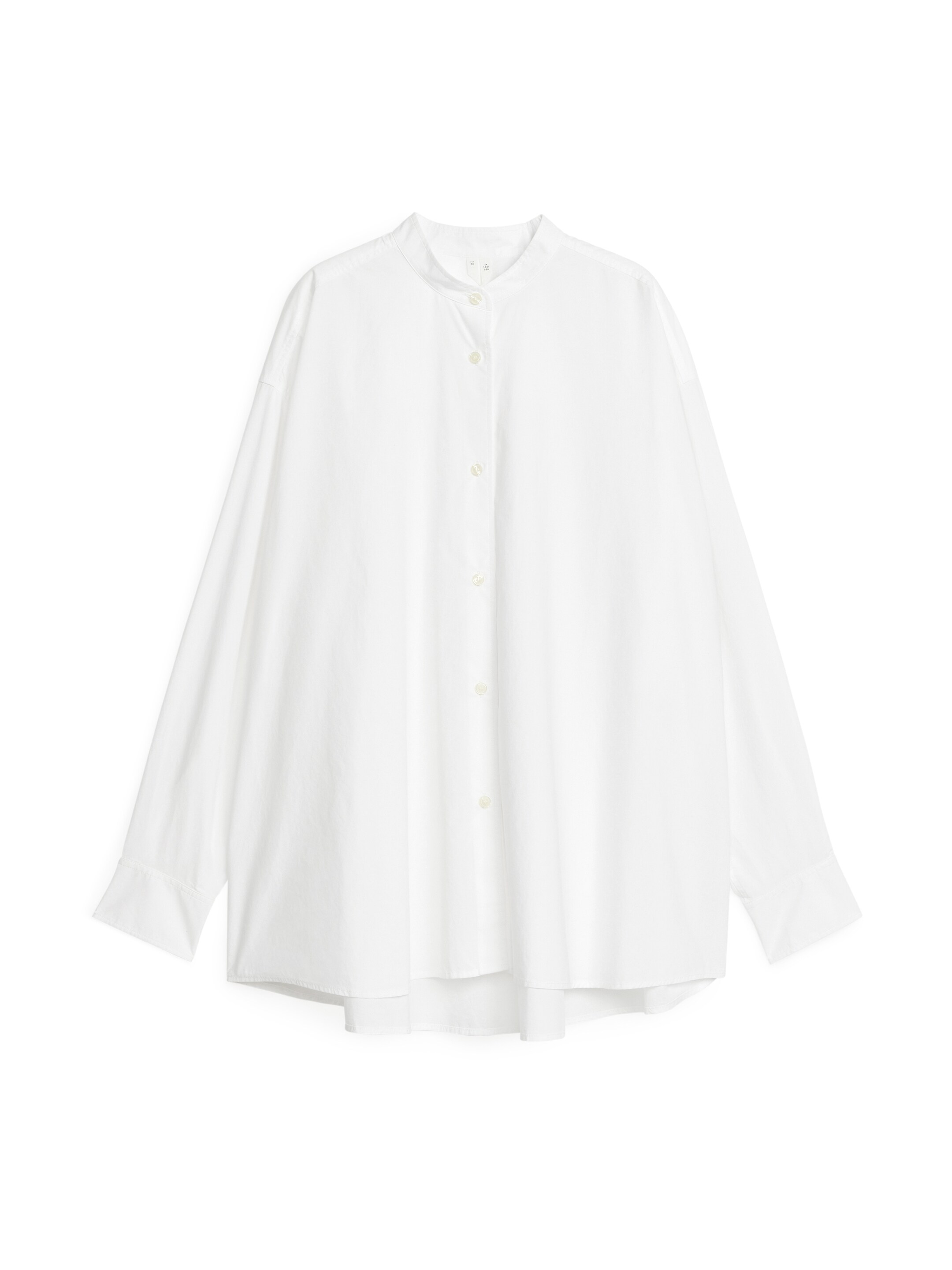 View larger image: Oversized Cotton Shirt - White - Ladies | H&M GB 1