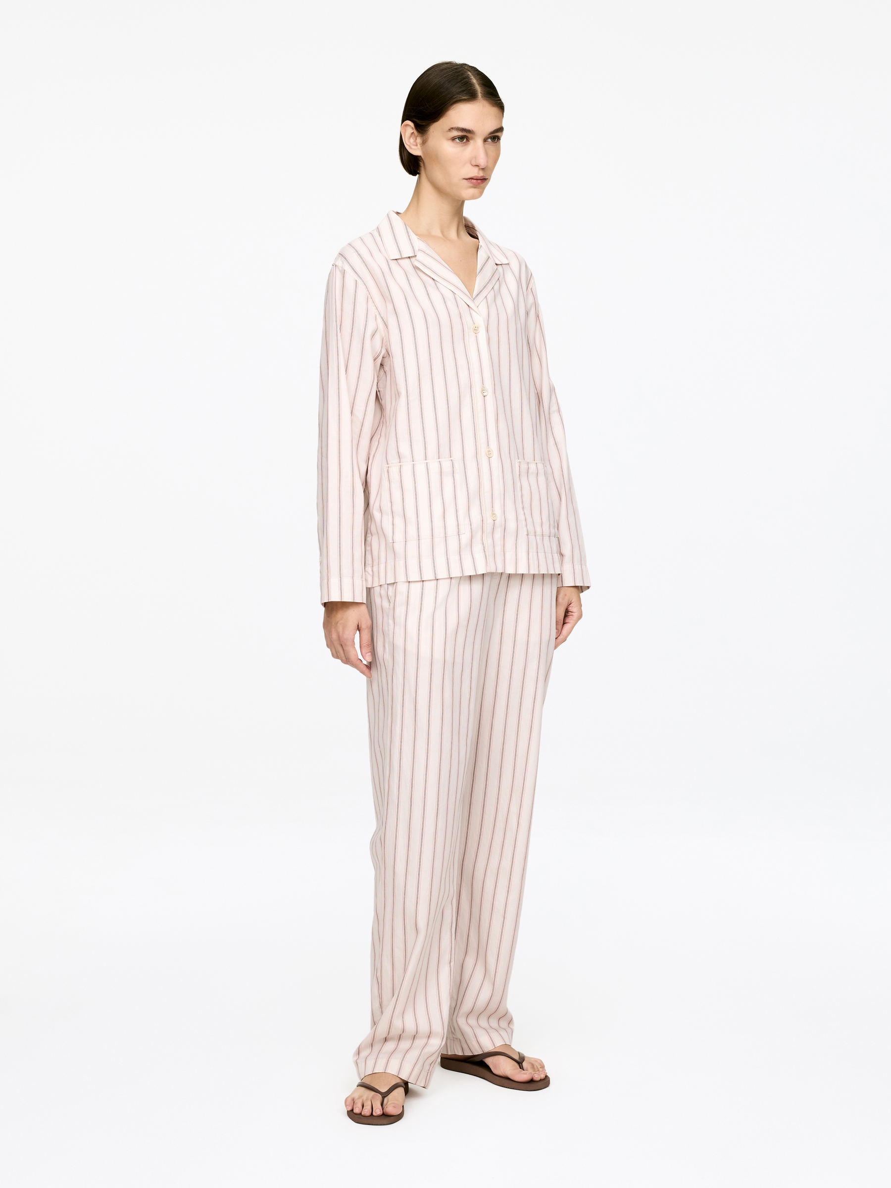 Cotton Satin Shirt - White - Regular fit - Women - StillMedia/Lookbook - 5