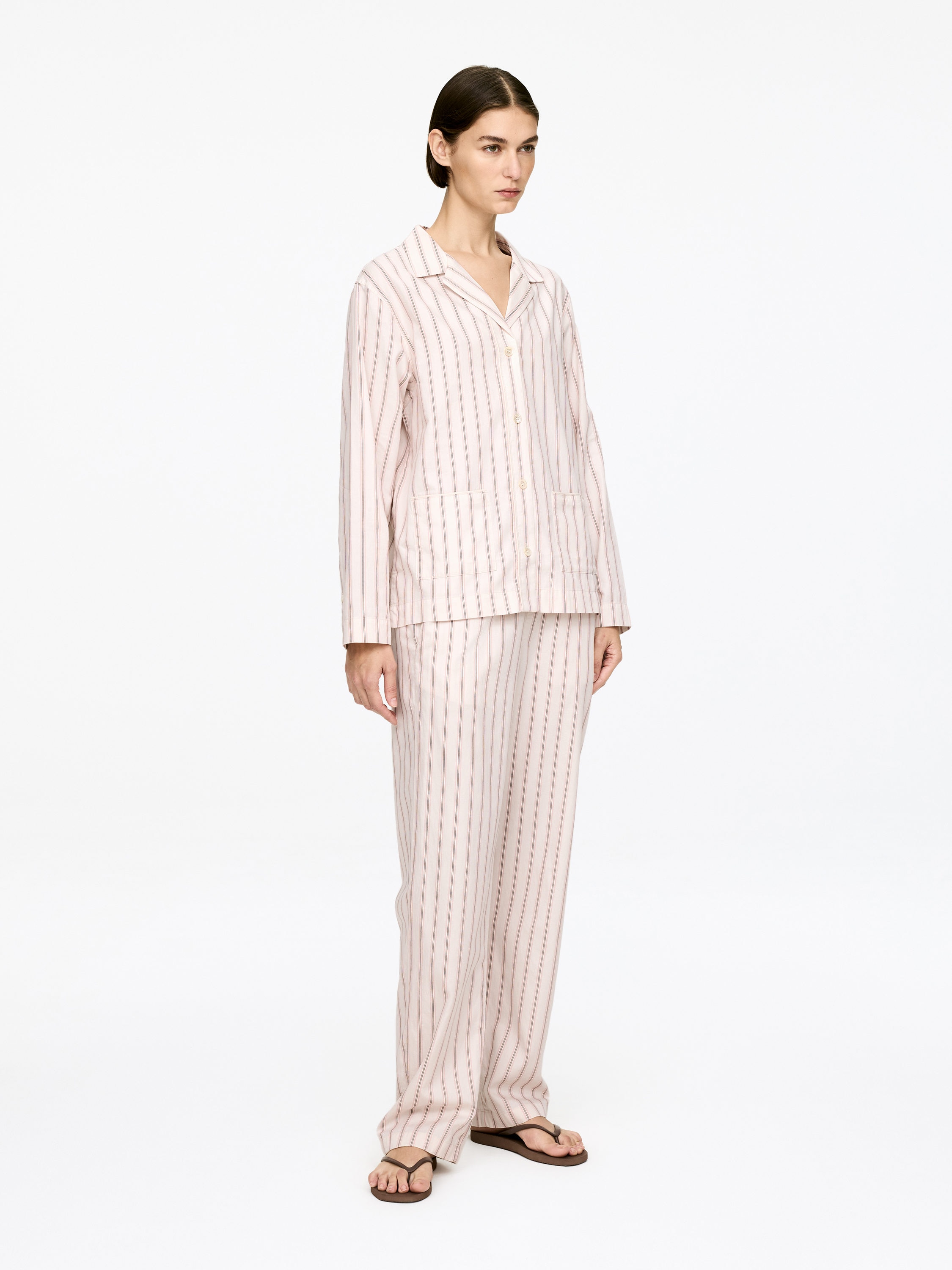 Hemd aus Baumwollsatin - Weiß - Regular Fit - Women - StillMedia/Lookbook - 5