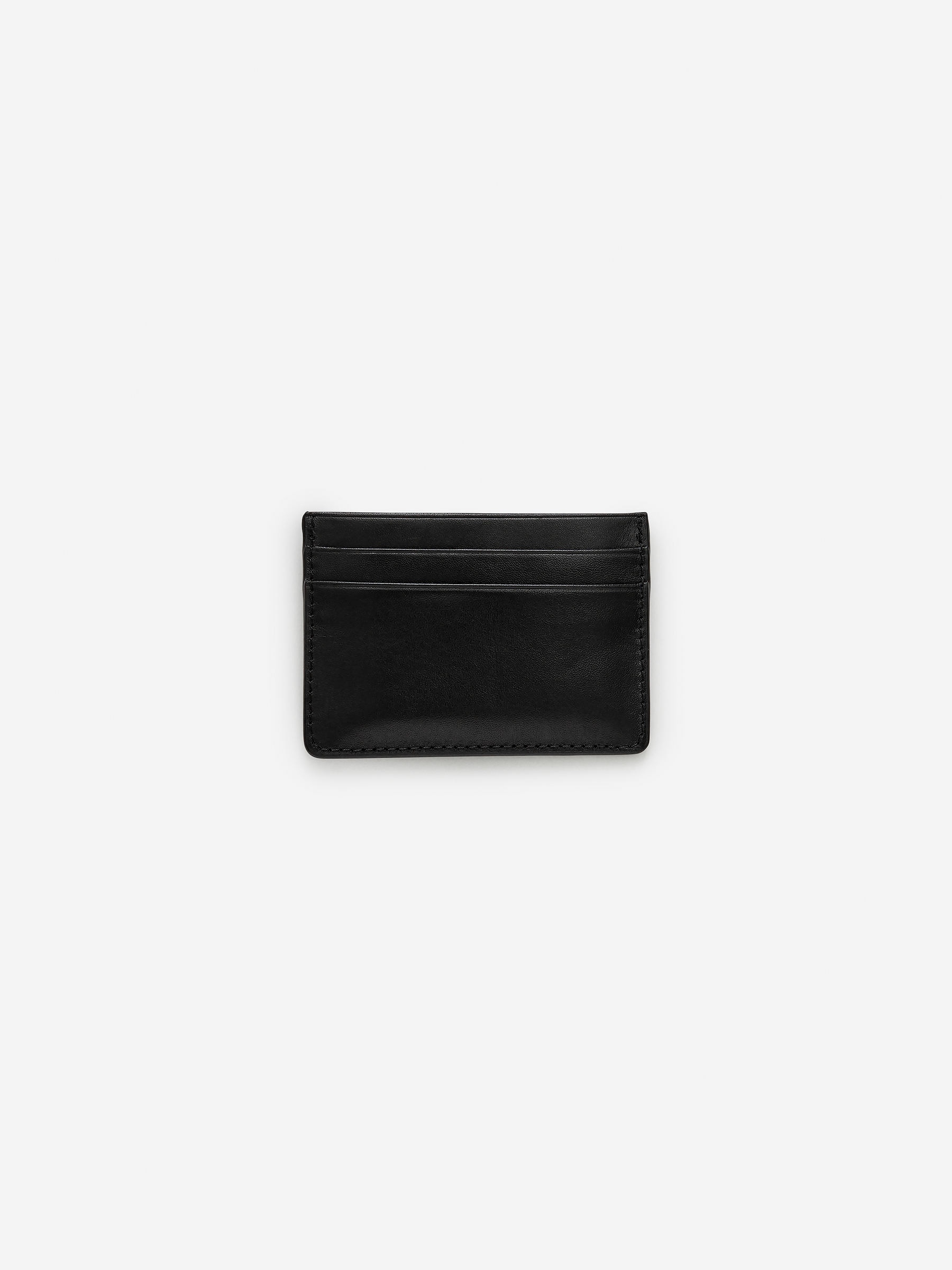 Leather Card Holder - Black - Men - StillMedia/DescriptiveStillLife - 1