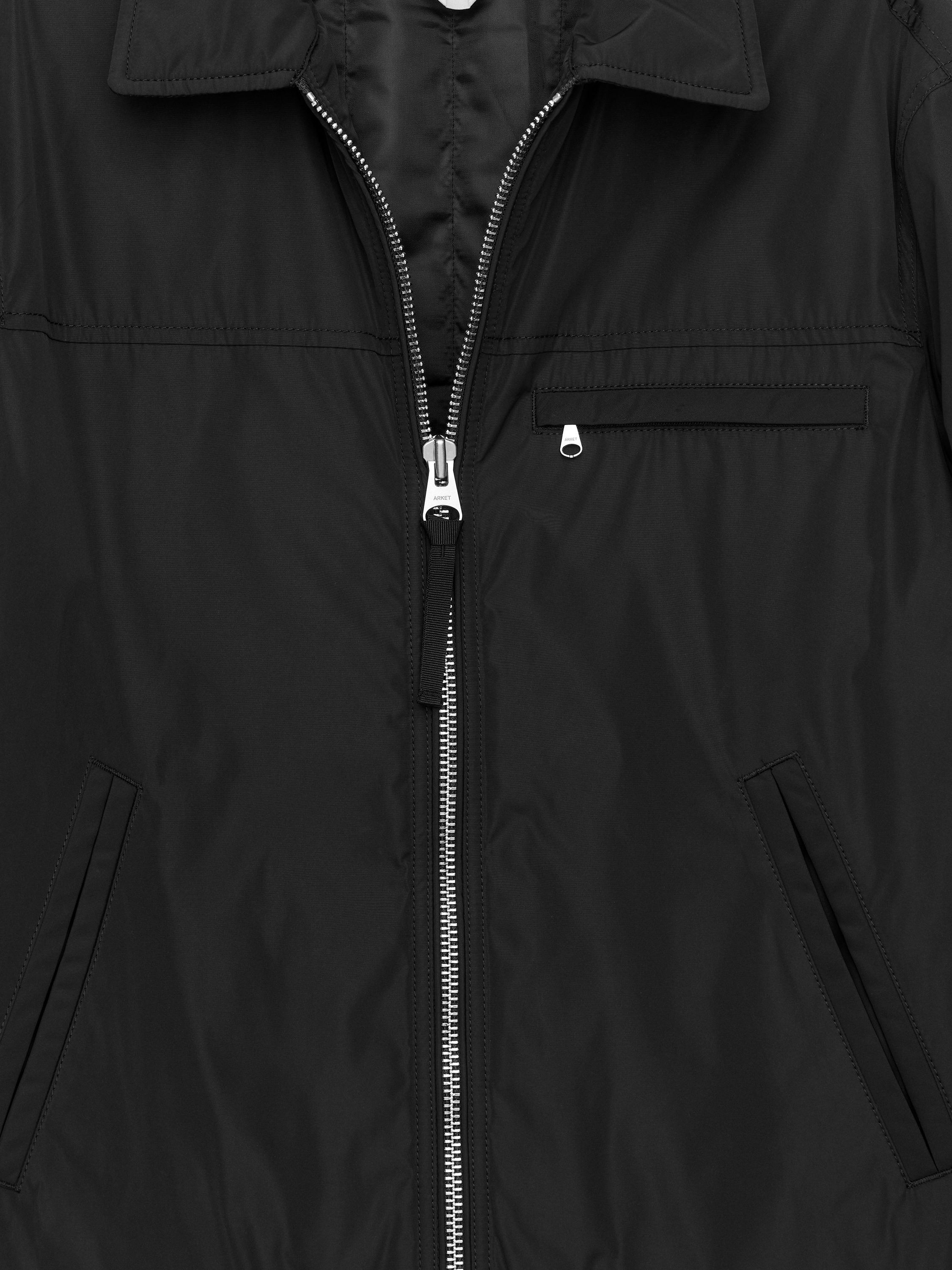 Kastige Nylonjacke - Schwarz - Relaxed Fit - Men - StillMedia/DescriptiveDetail - 2