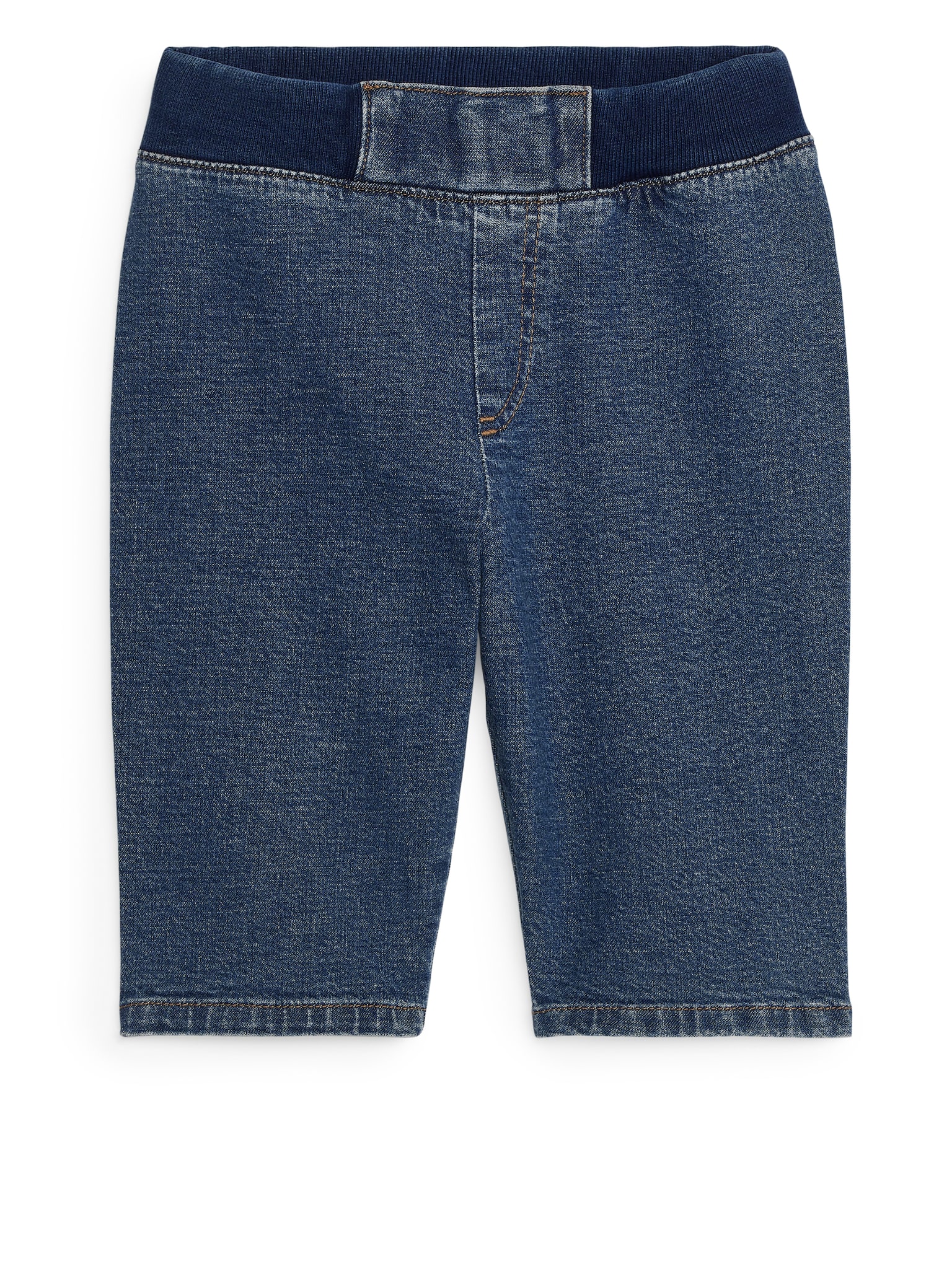 Pantalon en denim extensible - Bleu foncé - 1
