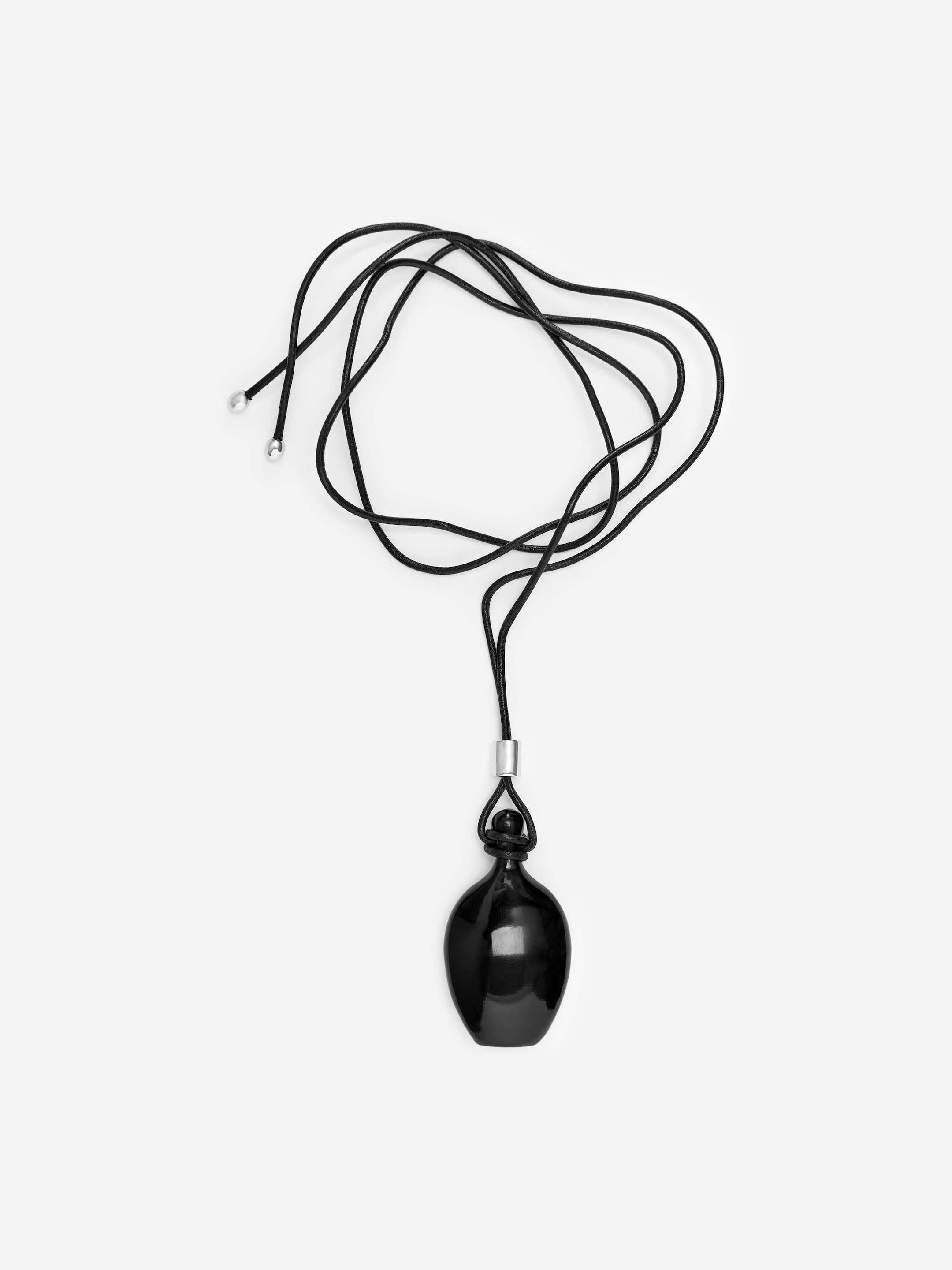 Bottle Pendant Necklace - Black - Women - StillMedia/DescriptiveStillLife - 2