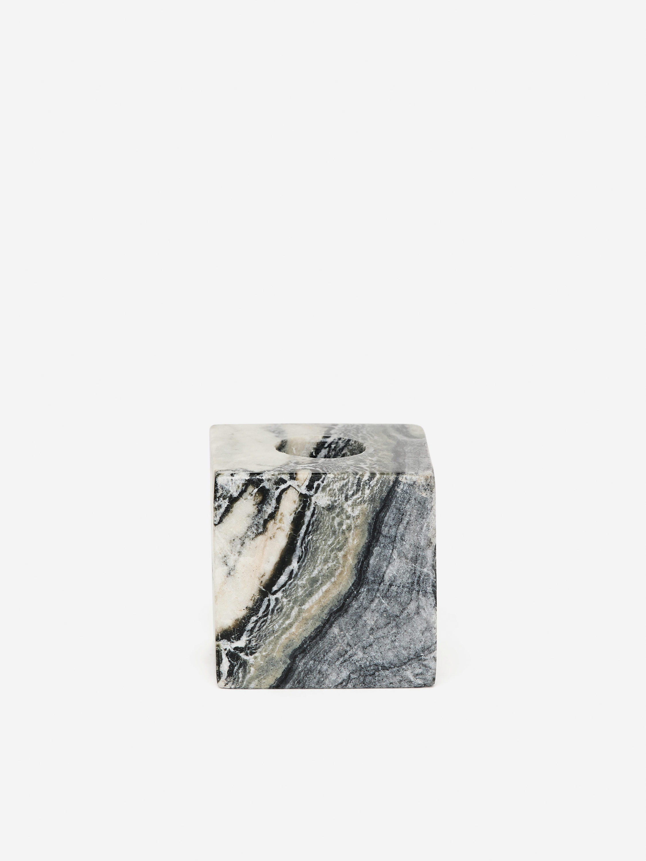 Marble Candle Holder - Grey - Homeware - StillMedia/DescriptiveStillLife - 1