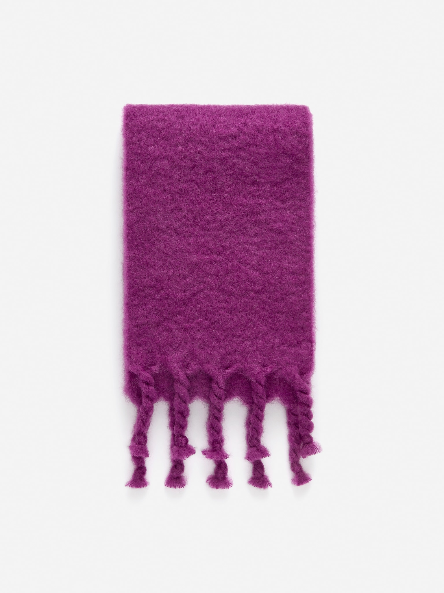 Écharpe en mohair et laine - Violet - 2