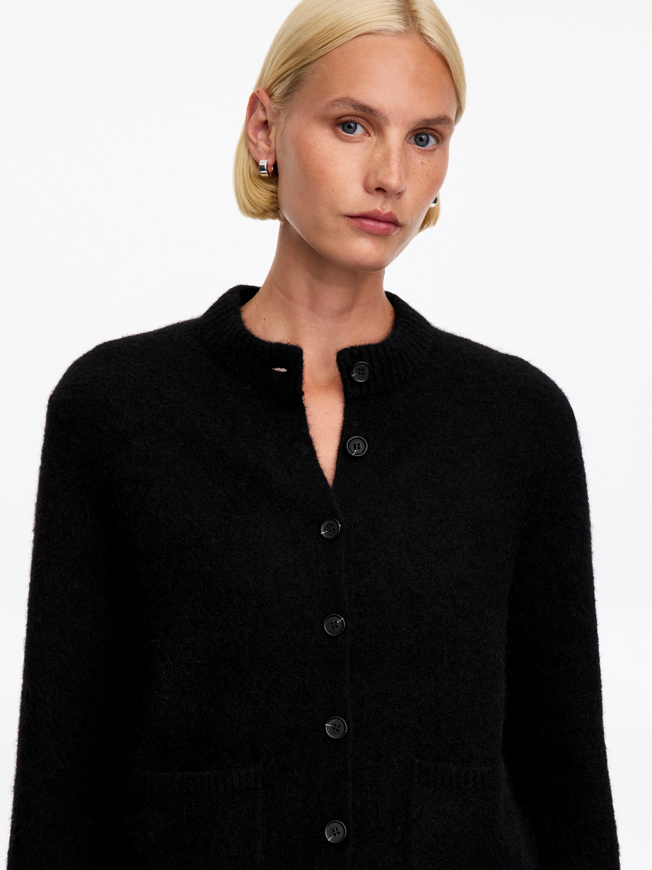 Strickjacke aus einer Alpaka-Wollmischung - Schwarz - Regular Fit - women - StillMedia/Lookbook - 2