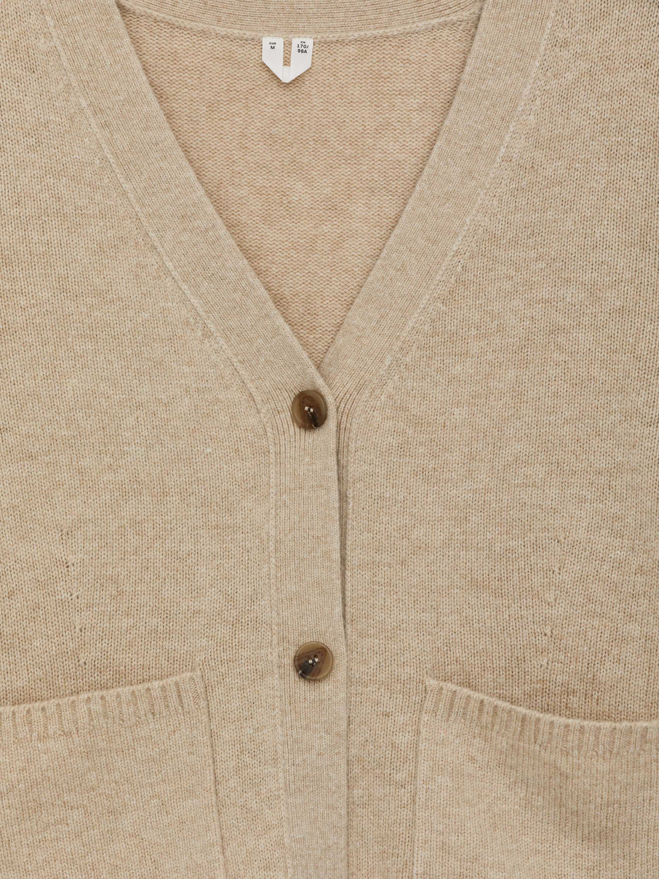 Wool Cardigan - Beige - Slim fit - Women - StillMedia/DescriptiveDetail - 1