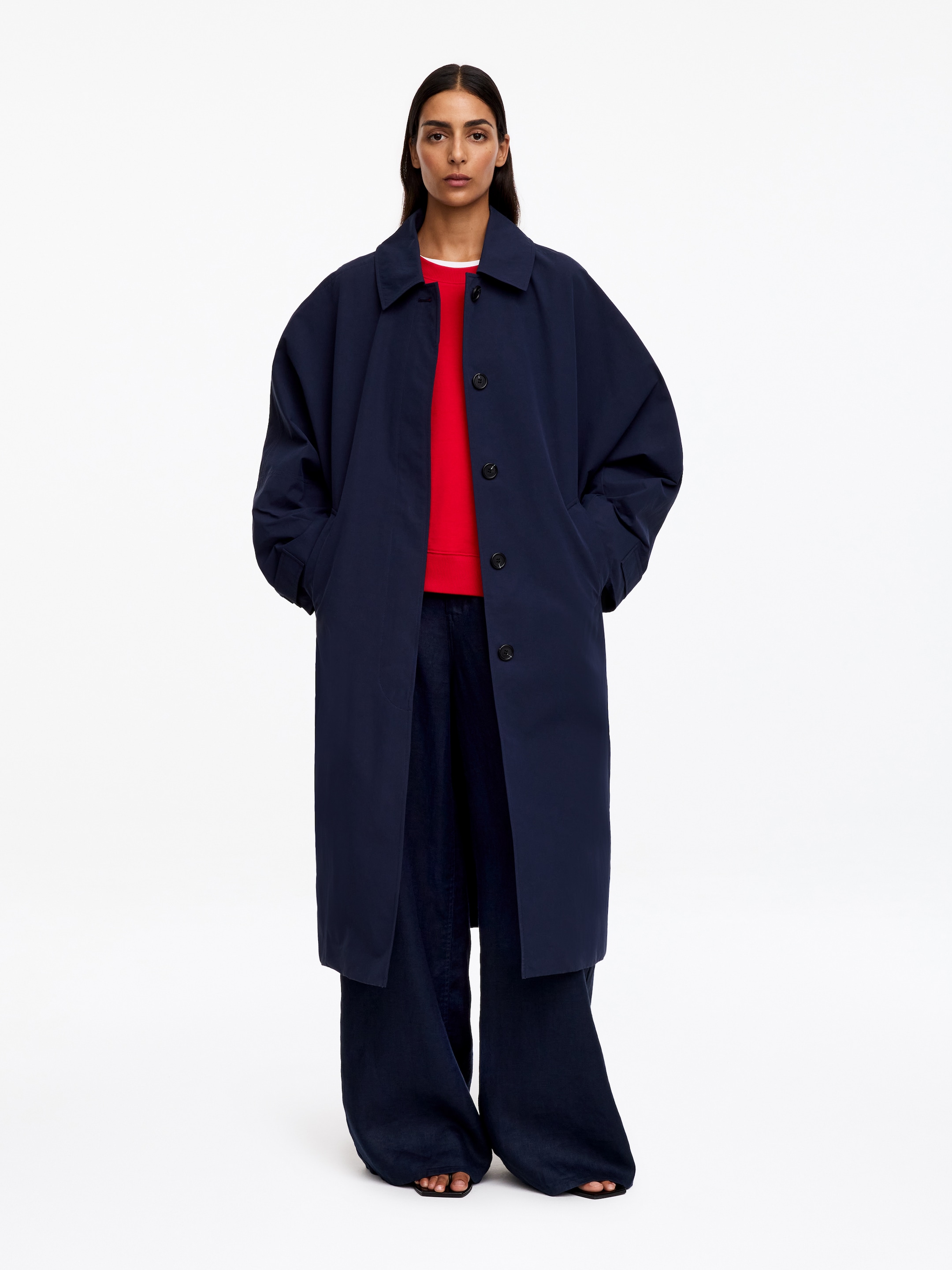 Frottee-Sweatshirt - Rot - Regular Fit - women - StillMedia/Lookbook - 6