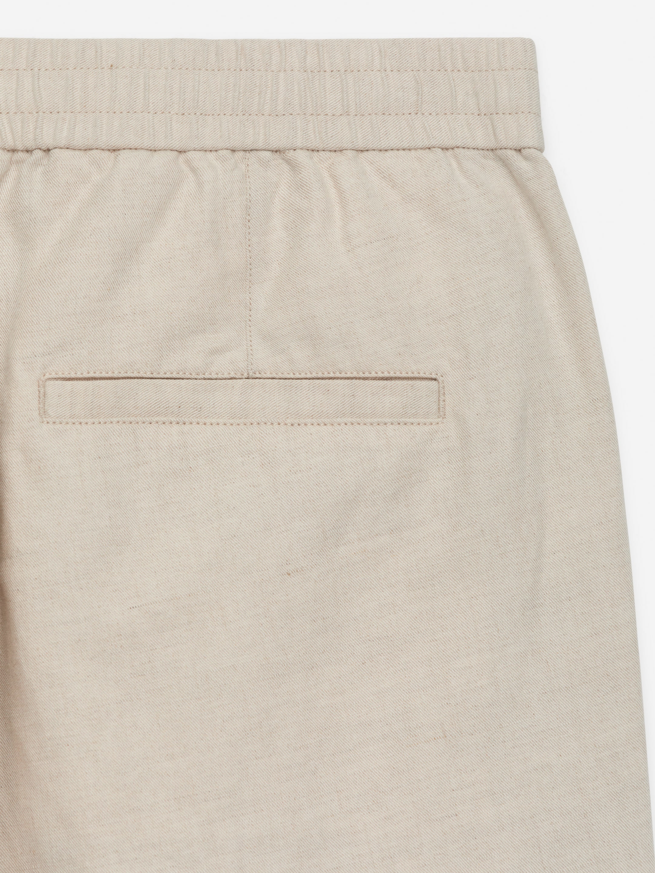 Visa större bild: Byxa i linneblandning - Beige - HERR | H&M SE 2