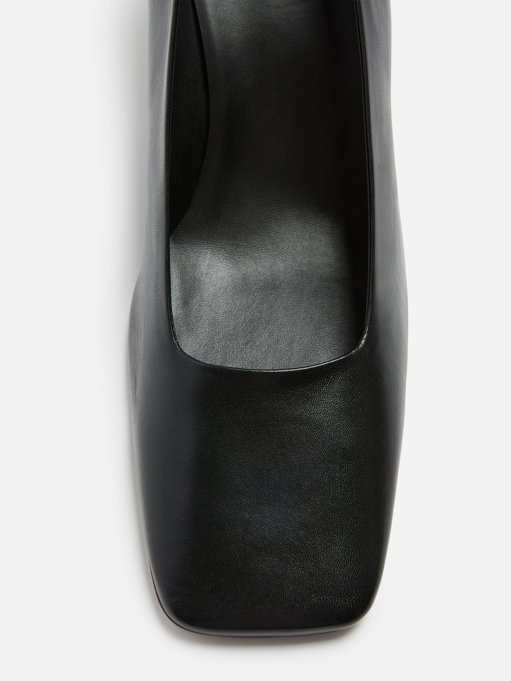 Escarpins en cuir à bouts carrés - Noir - women - StillMedia/DescriptiveDetail - 1