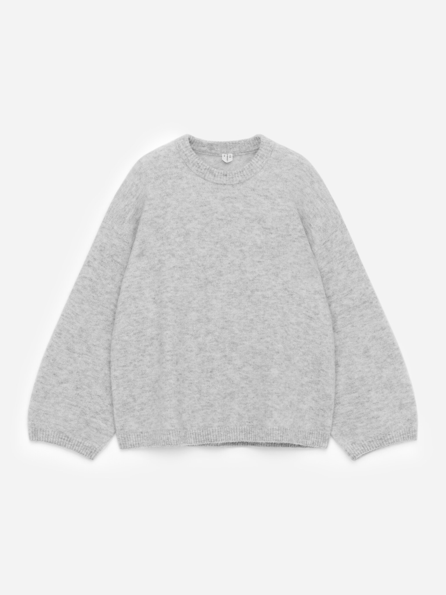 Pullover aus Alpakawolle und Wolle - Hellgrau/Türkis/Cremeweiß/Schwarz/Altrosa/Dunkles Burgunderrot/Beige/Lila - 2