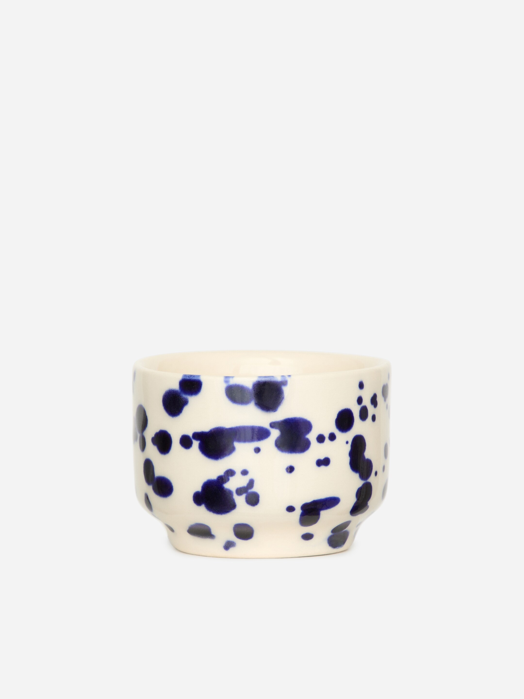 View larger image: Egg Cups Set of 2 - Off White/Blue Splatter - Home All | H&M GB 3