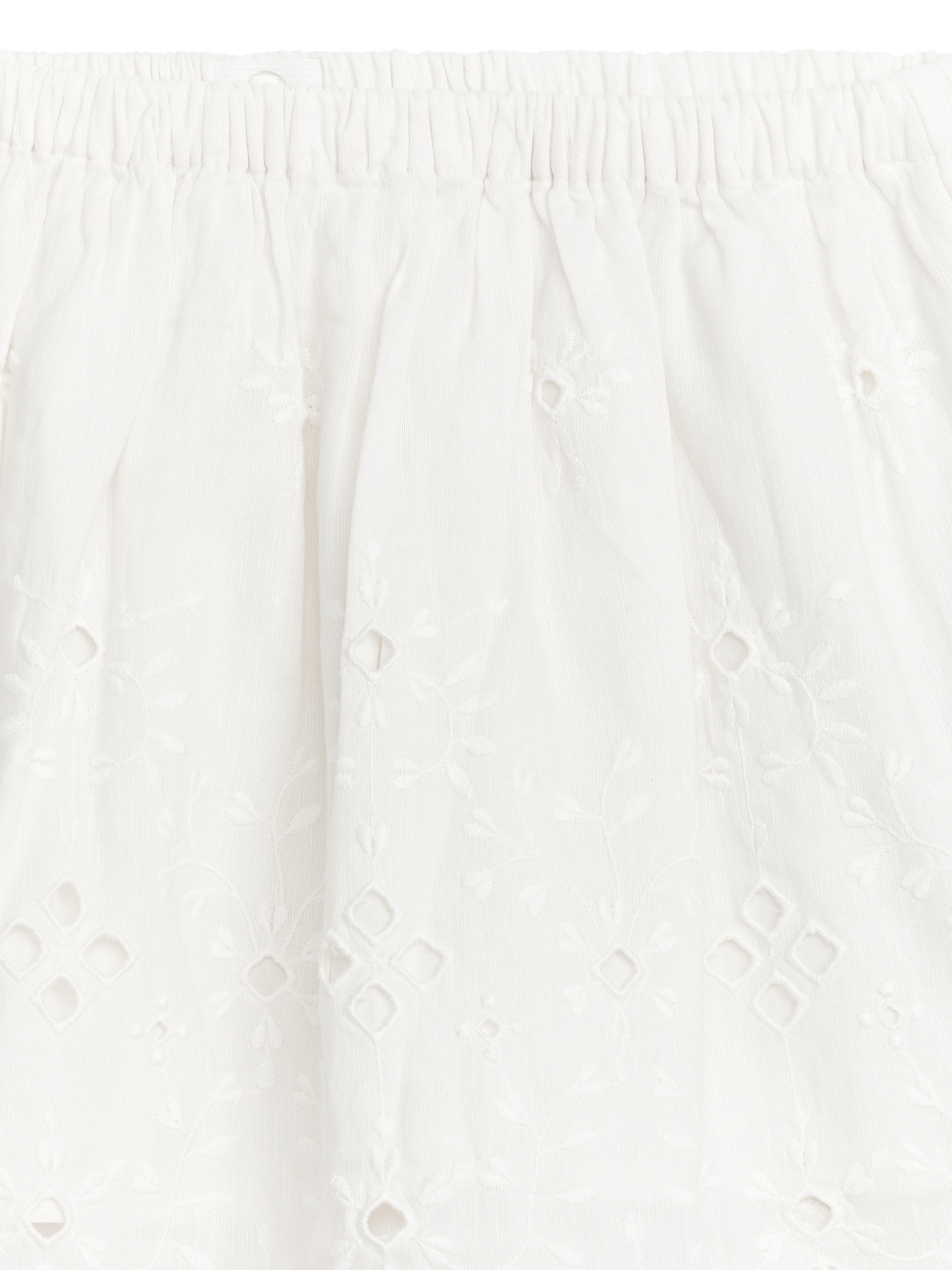 Falda midi con bordado inglés - Blanco - Corte estándar - Children - StillMedia/DescriptiveDetail - 2