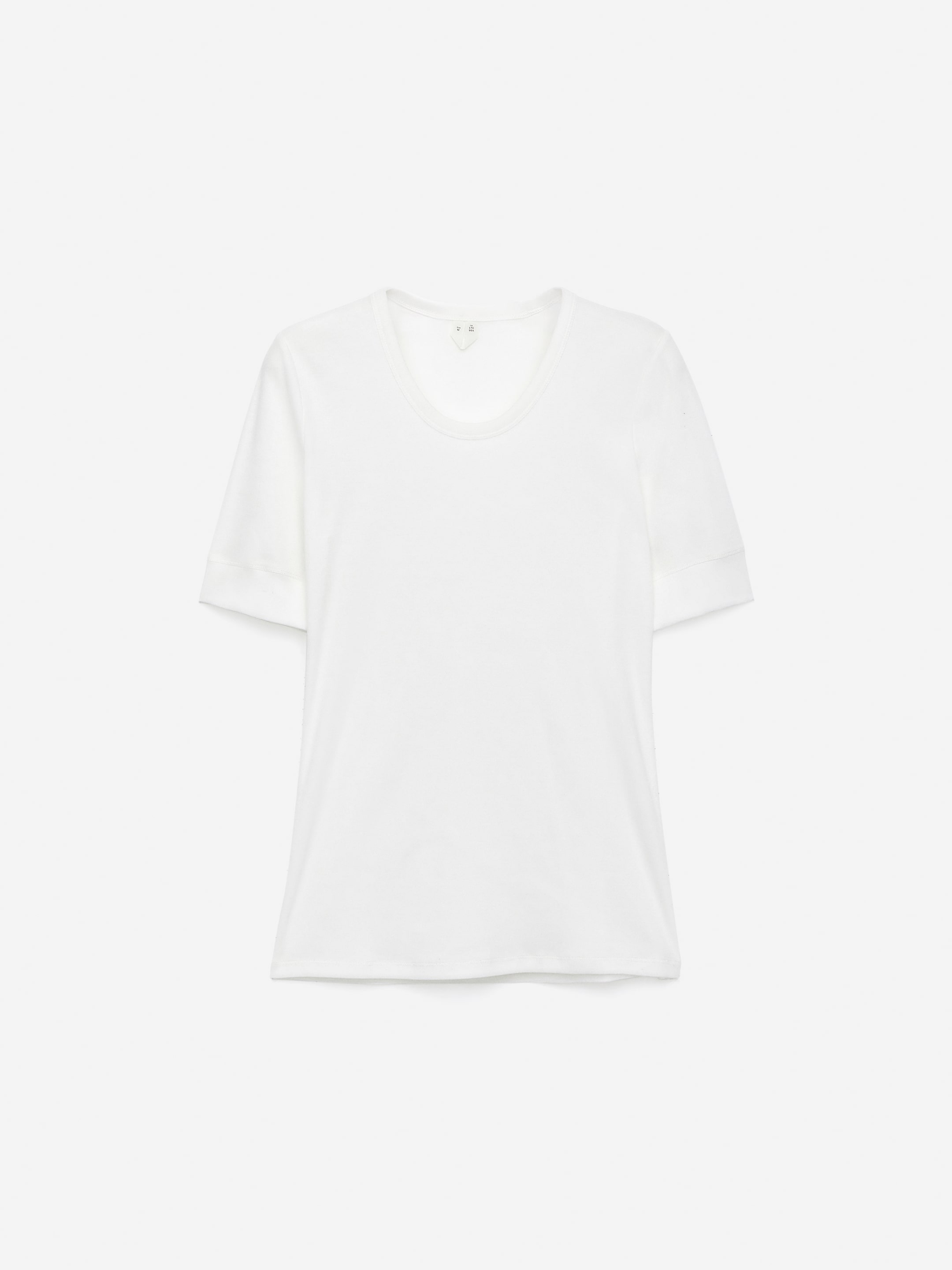 Ribbed T-Shirt-#F4F3E9-16199