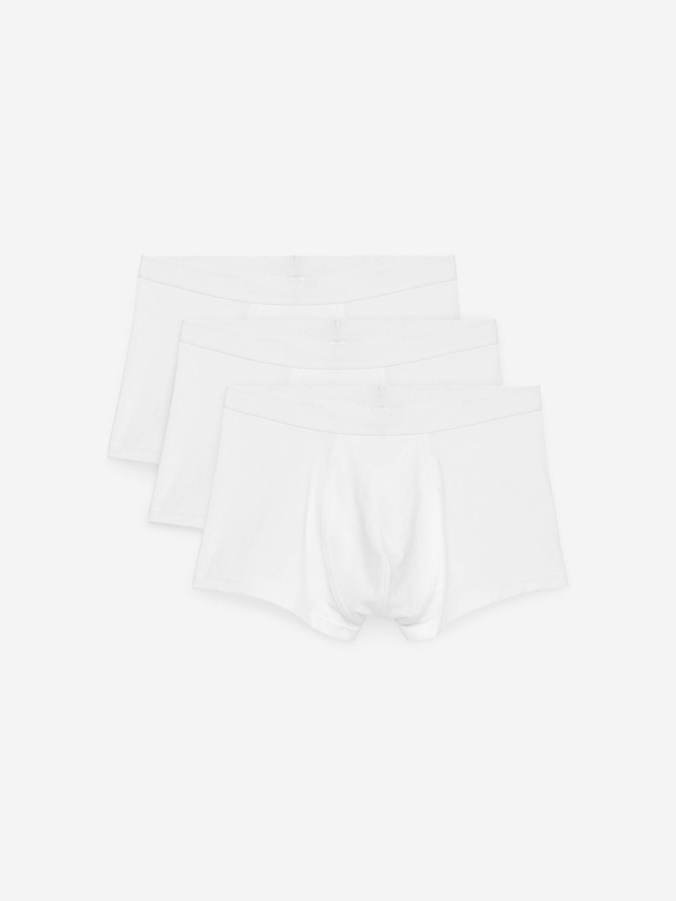 Jersey Trunks, Set of 3-#FFFFFF-11682