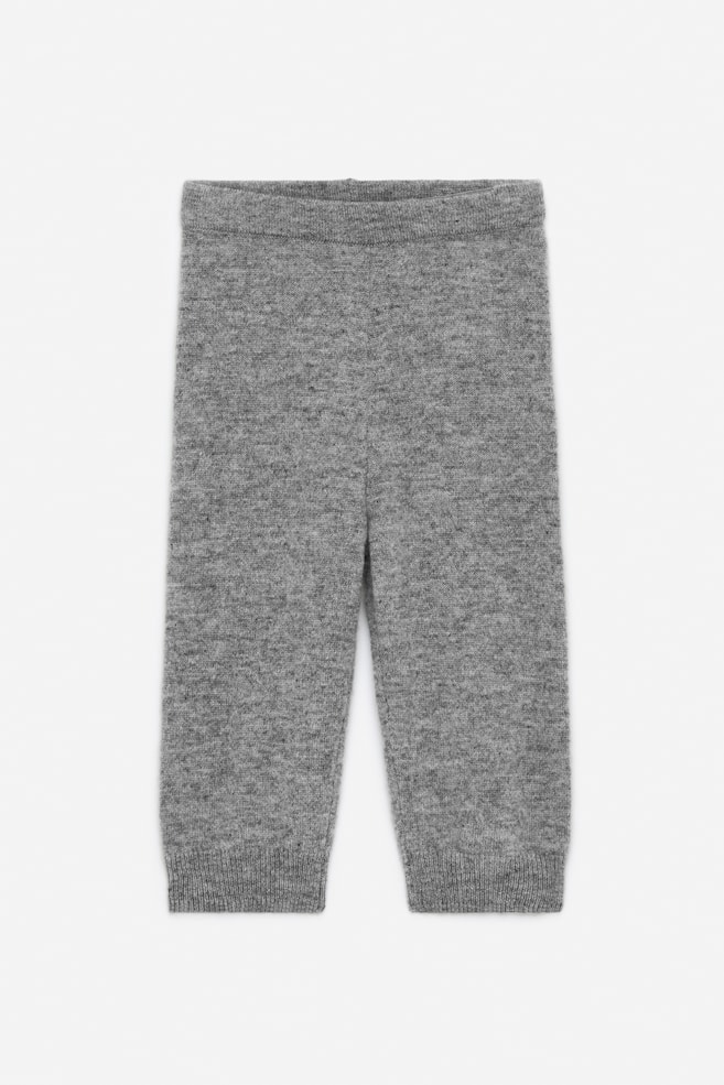 Hose aus Kaschmir für Neugeborene - Grau - 1