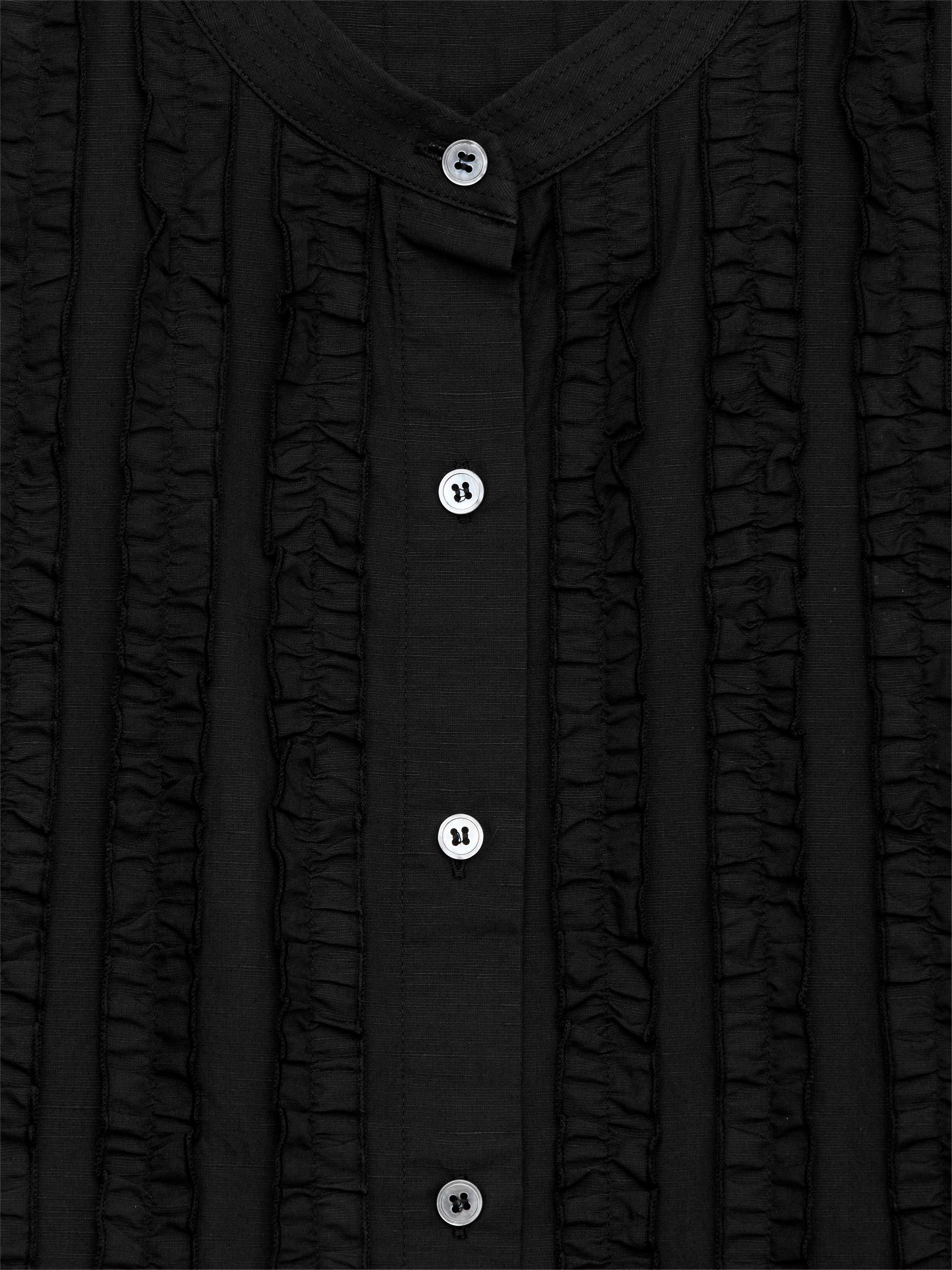 Frill Top - Black - Regular fit - Women - StillMedia/DescriptiveDetail - 1