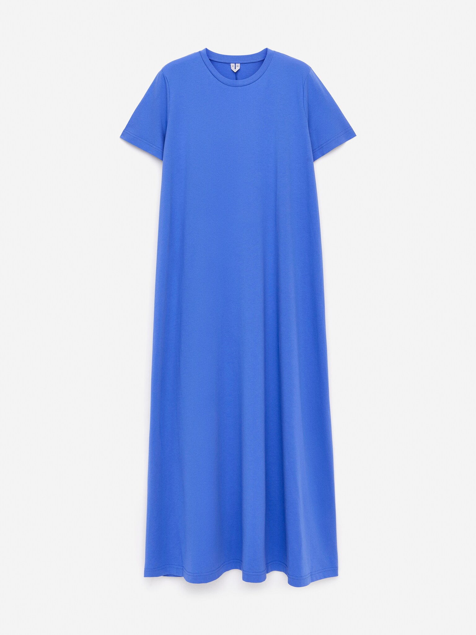 Rochie maxi tip tricou - Albastru/Verde kaki