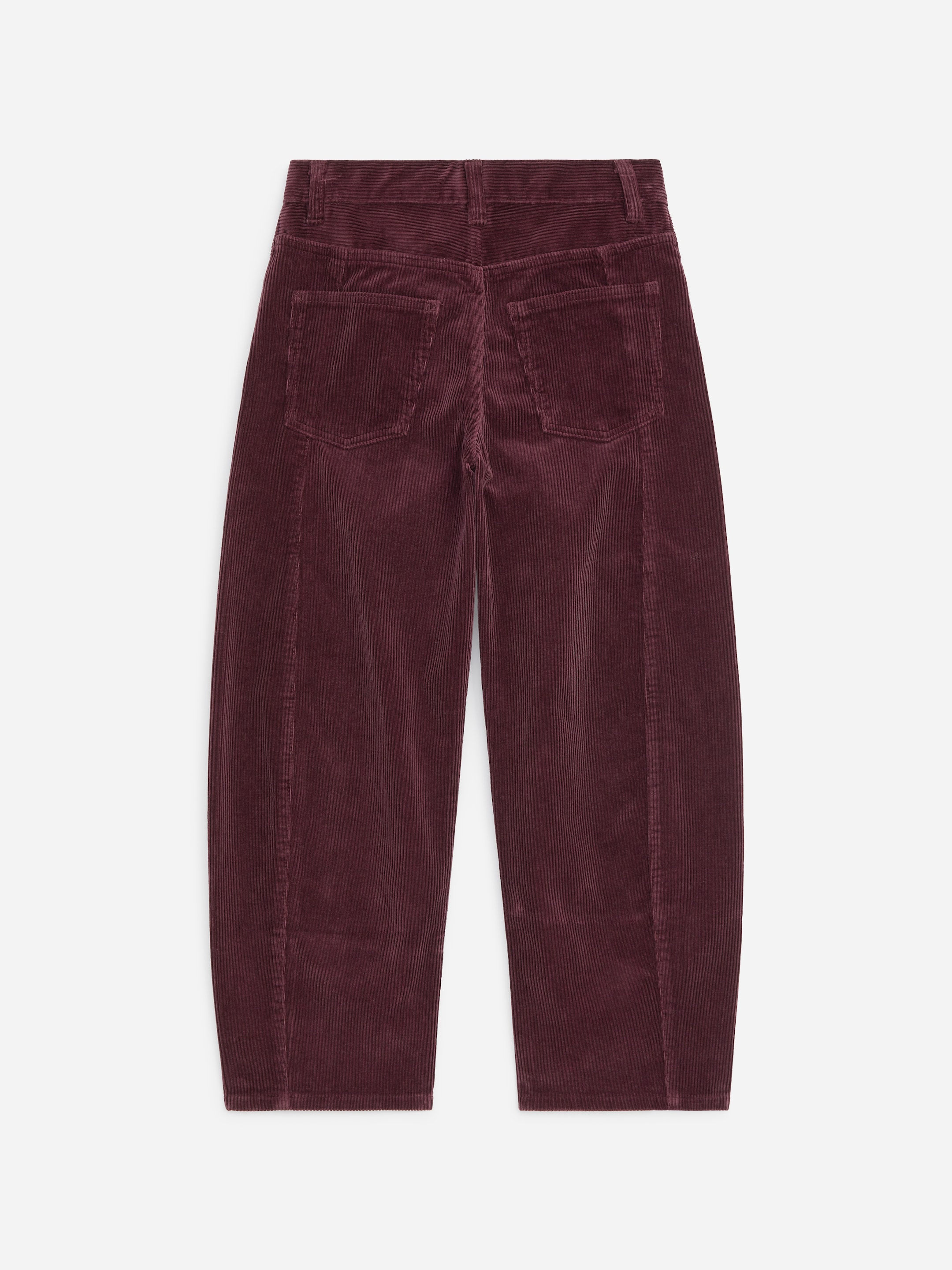 Barrel Leg Corduroy Trousers - Burgundy - Regular fit - children - StillMedia/DescriptiveStillLife - 1