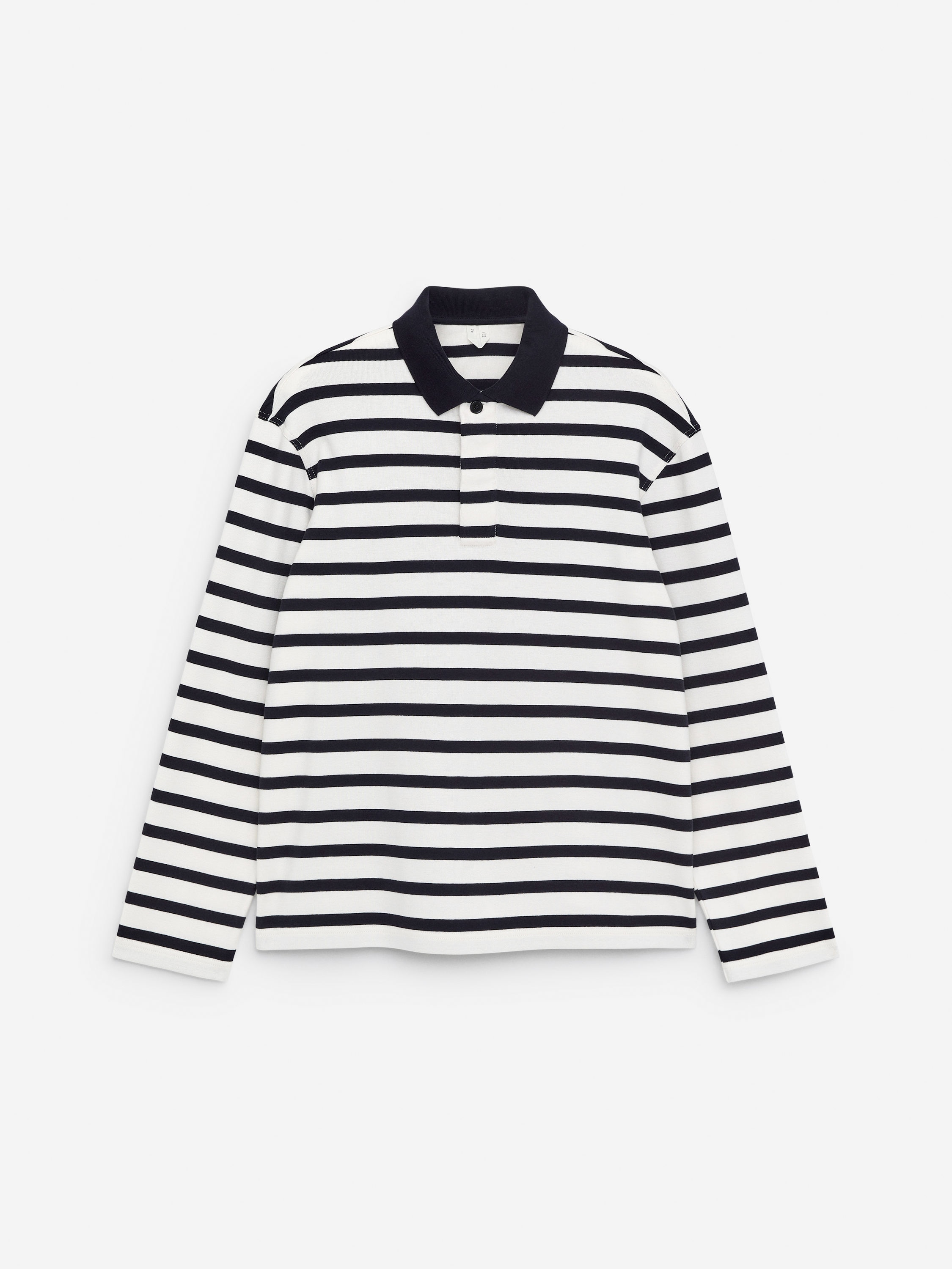 Long-Sleeve Polo Shirt-#EEEDE4-16224