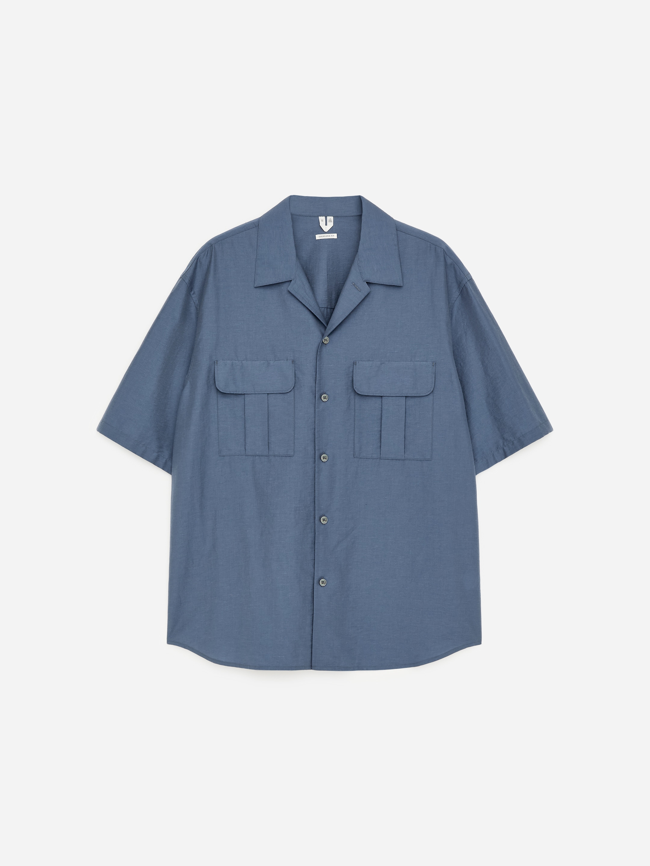 Oversized Resort Shirt - Stormy Blue - Oversized - Men - StillMedia/DescriptiveStillLife - 1