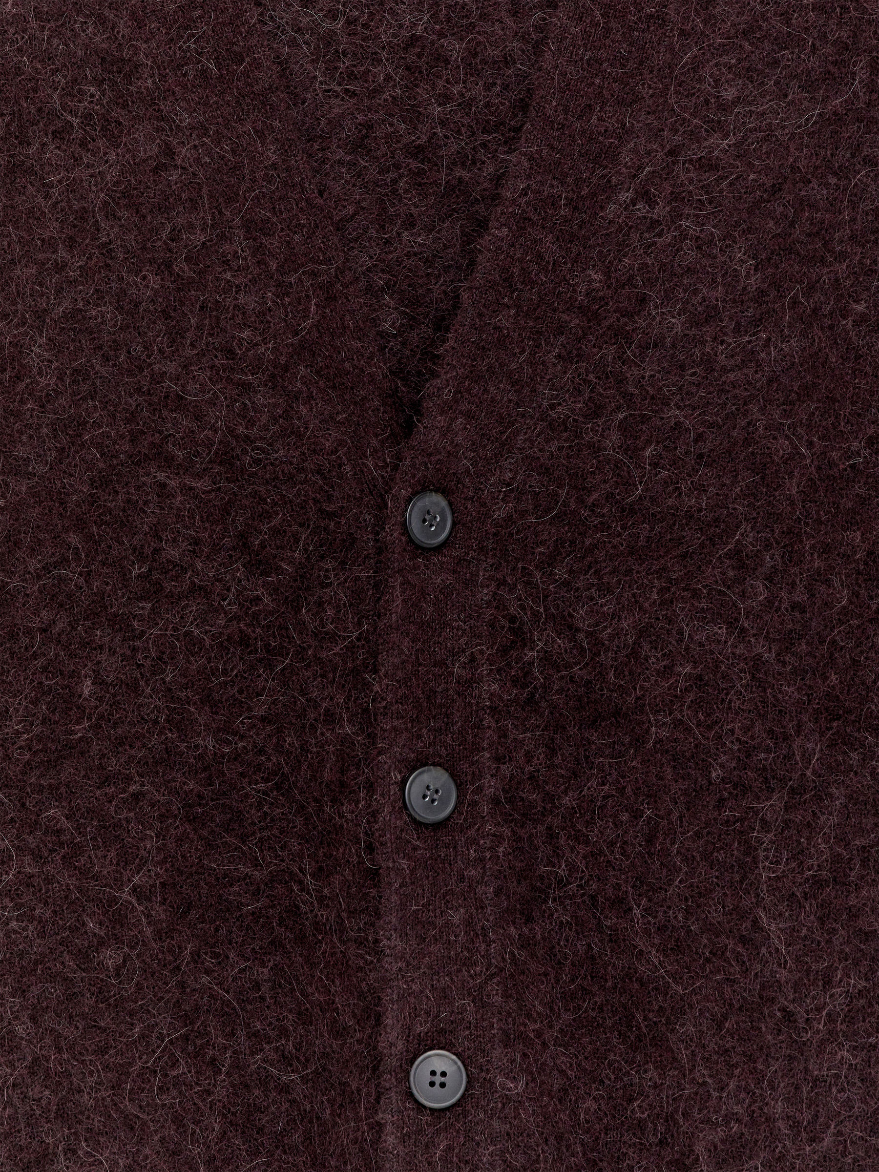 Strickjacke aus Wolle und Alpakawolle - Dunkelrot - Relaxed Fit - Herren - StillMedia/DescriptiveDetail - 2