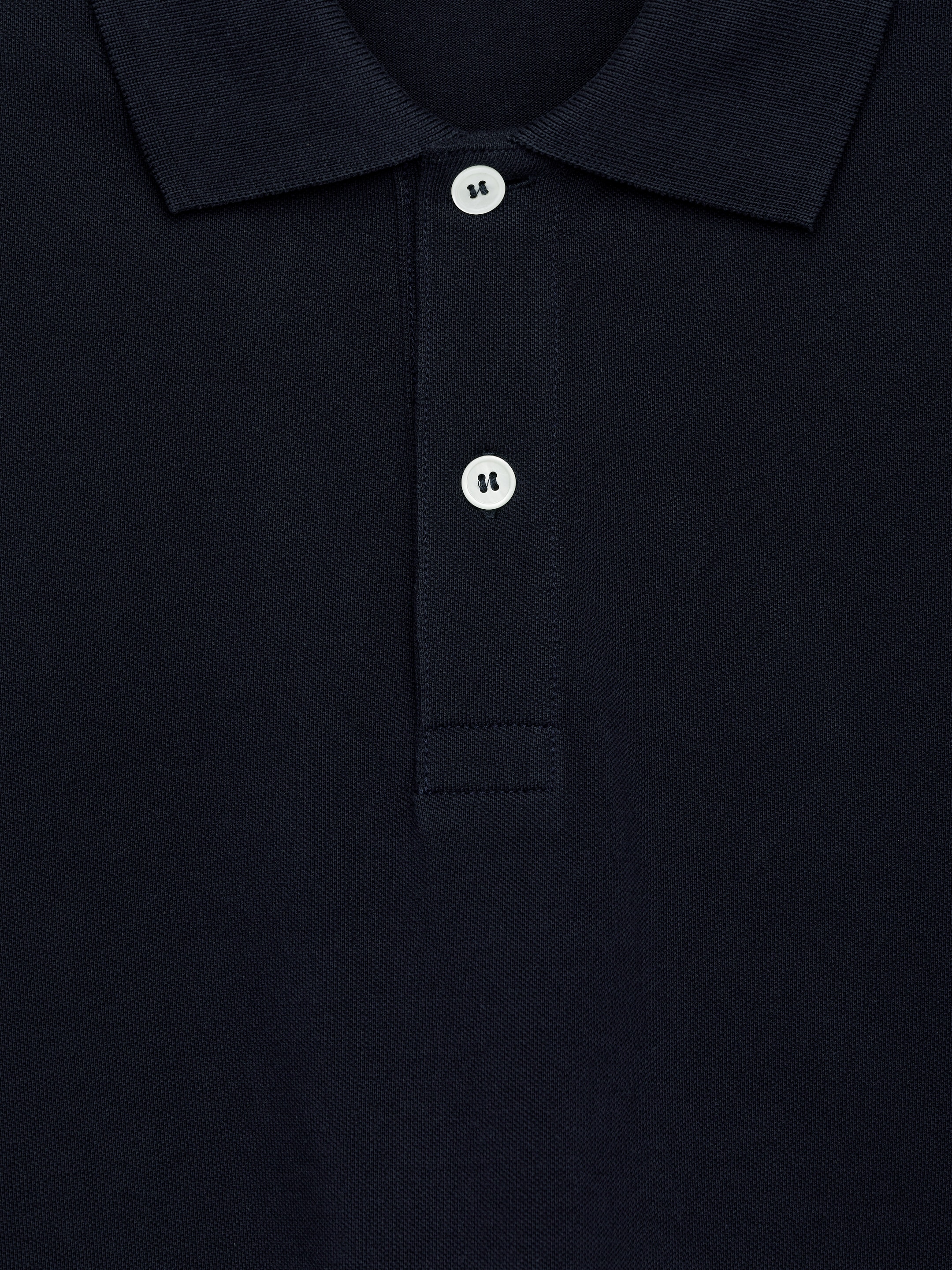 Piqu Polo Shirt - Ciemnoniebieski - Fason normalny - Men - StillMedia/DescriptiveDetail - 8