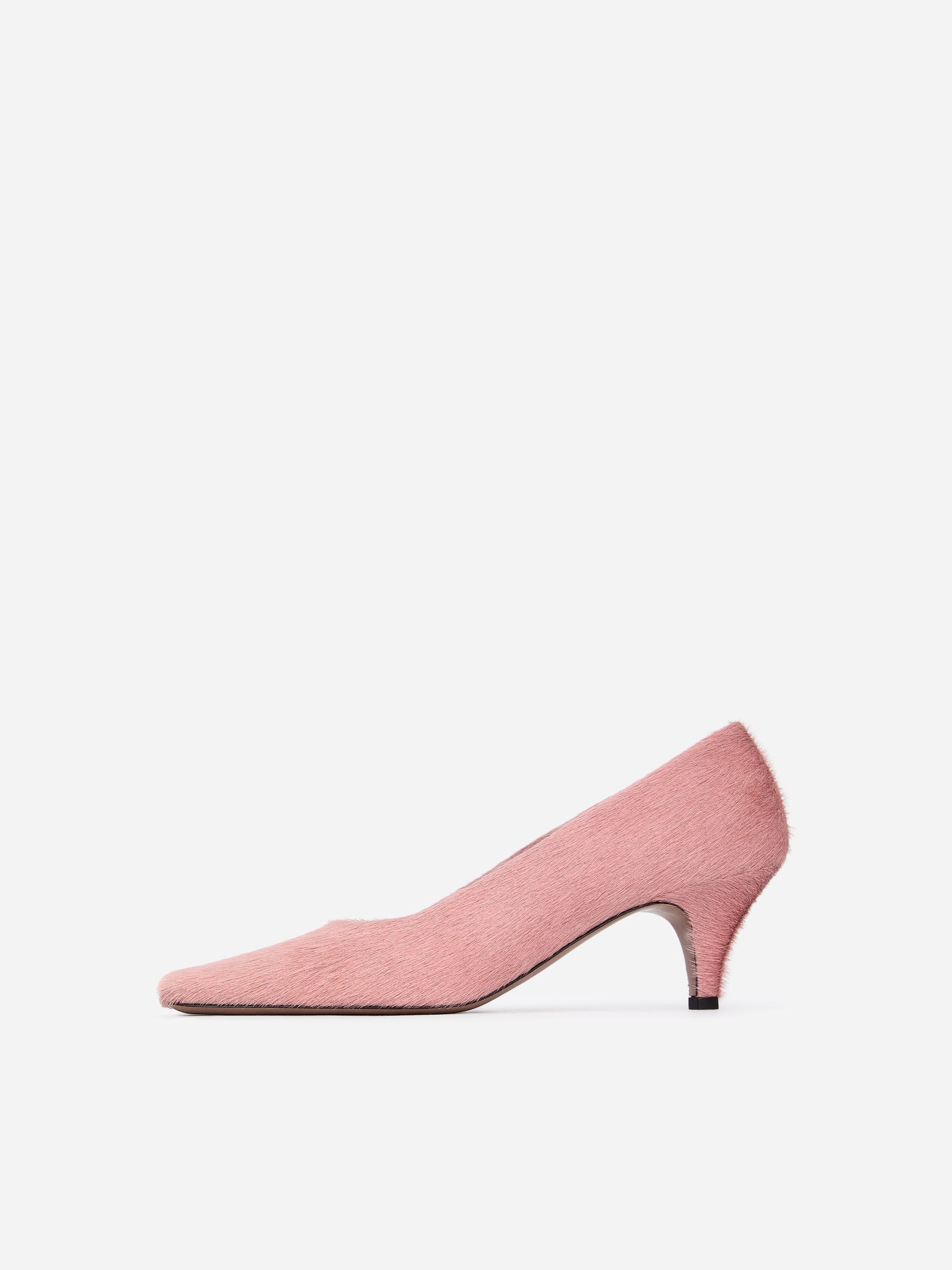 Pony-Hair Effect Leather Pumps - Pink - Women - StillMedia/DescriptiveStillLife - 1