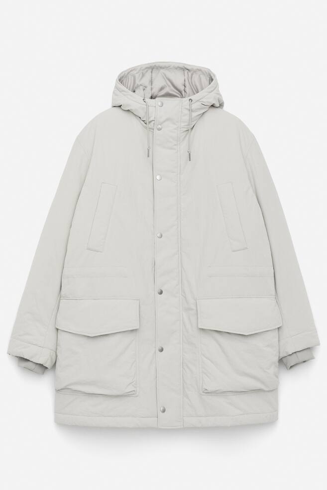 Gefütterter Parka - Helles Taupe - 1