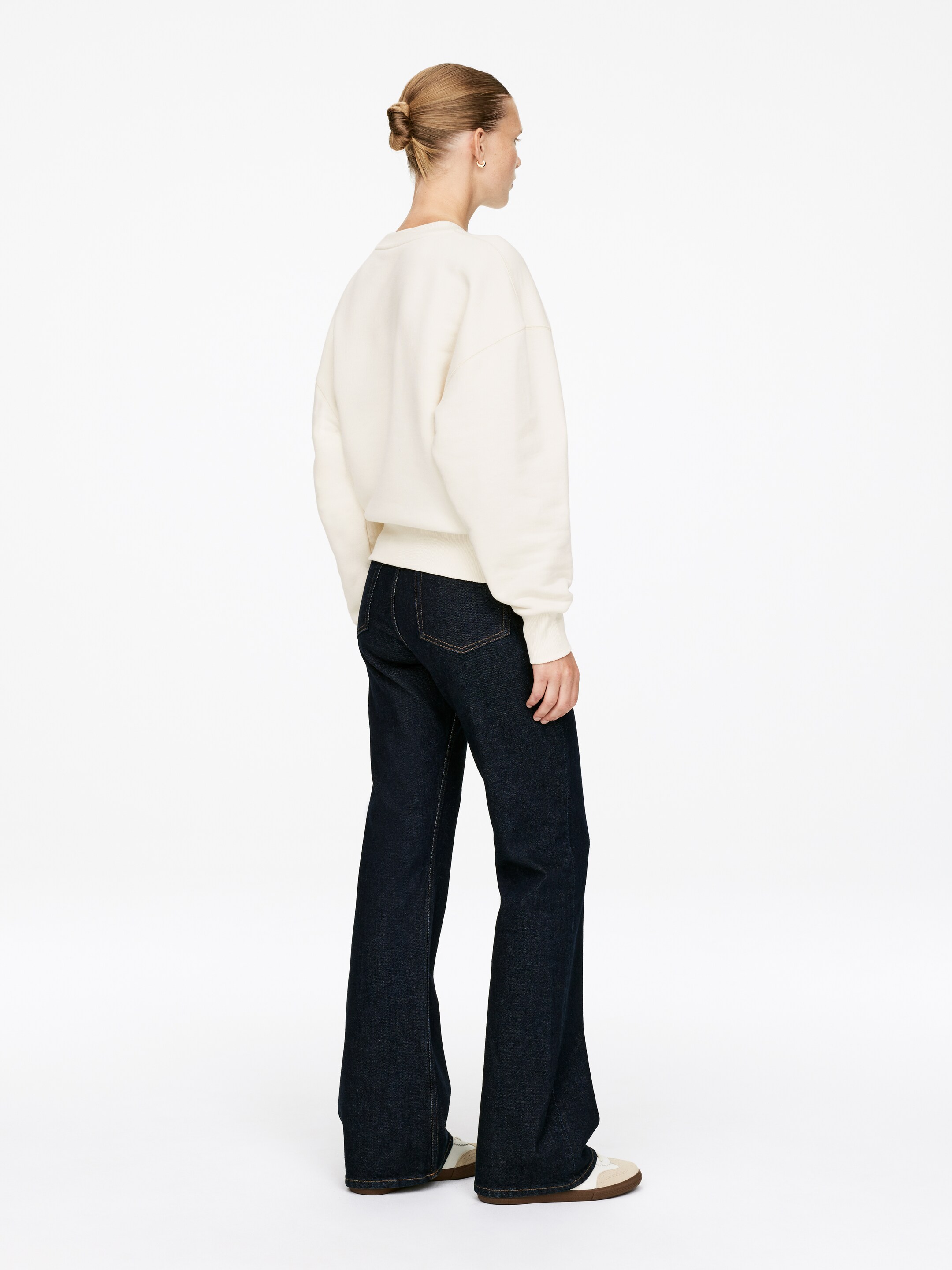 Visualizza immagine più grande: Felpa in spugna dalla vestibilità rilassata - Bianco sporco - DONNA | H&M IT 4