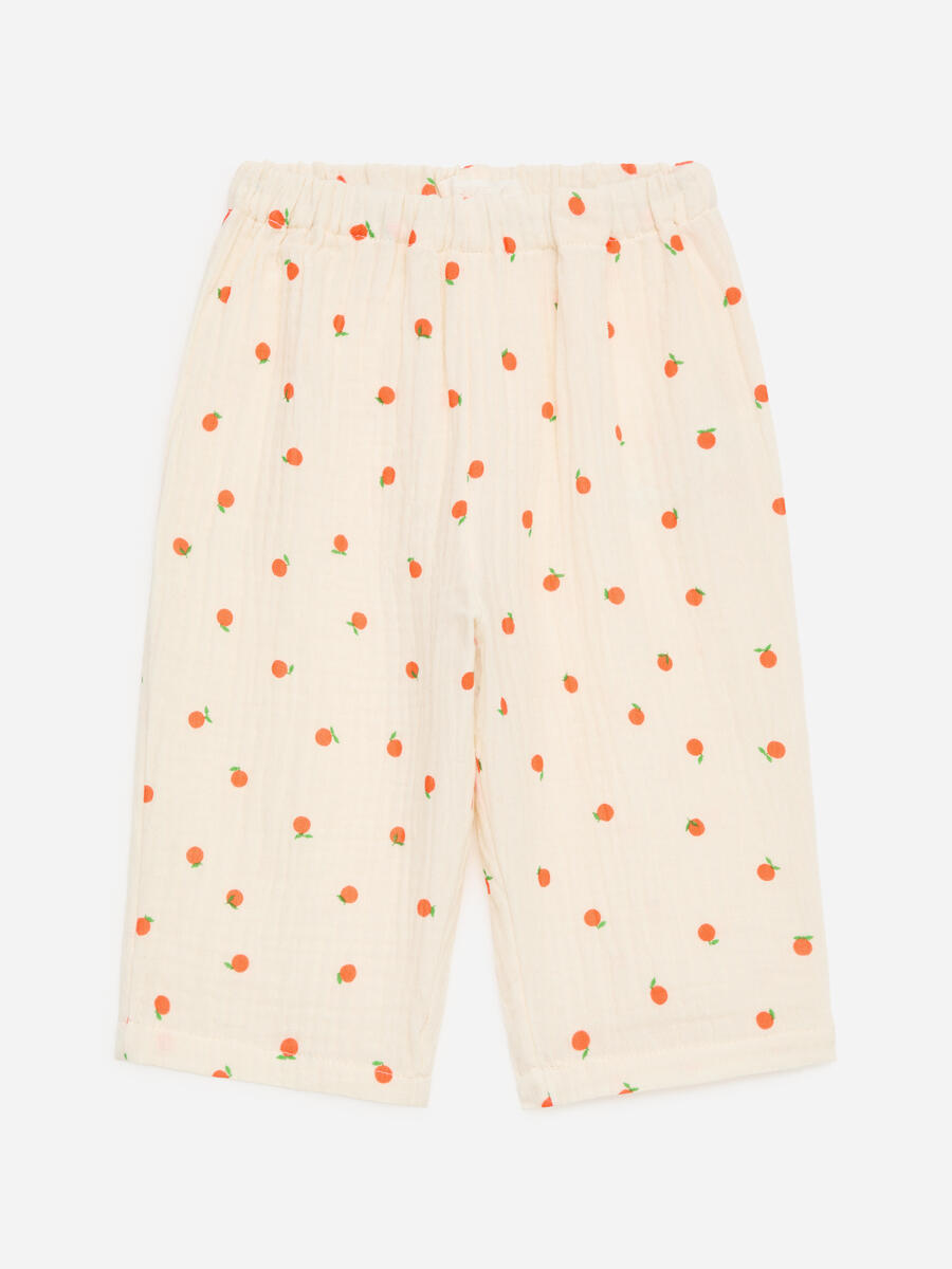 ARKET Kids   Cotton Muslin Trousers White,  size 80