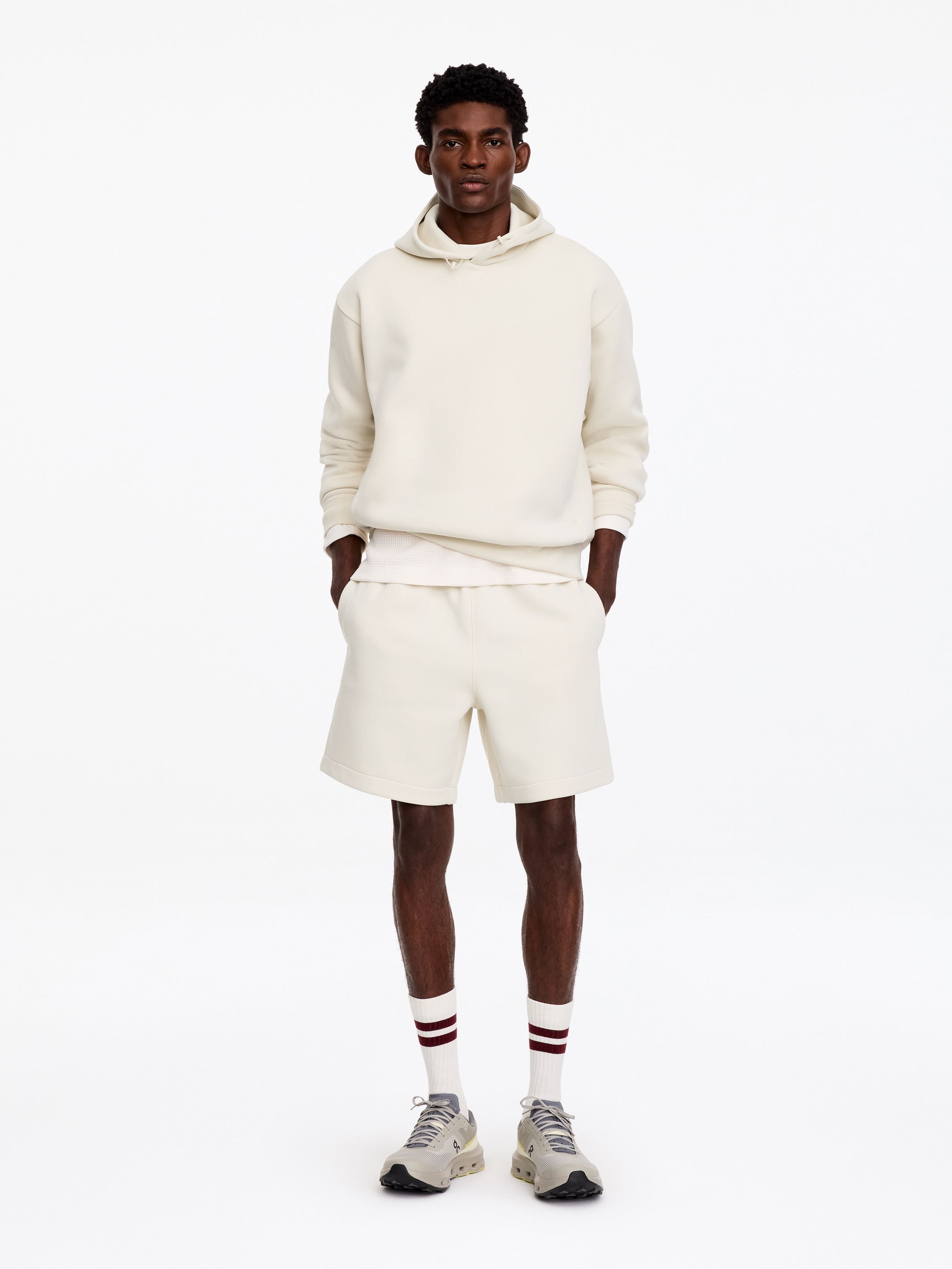 ARKET ACTIVE Jerseyshorts-White-20452