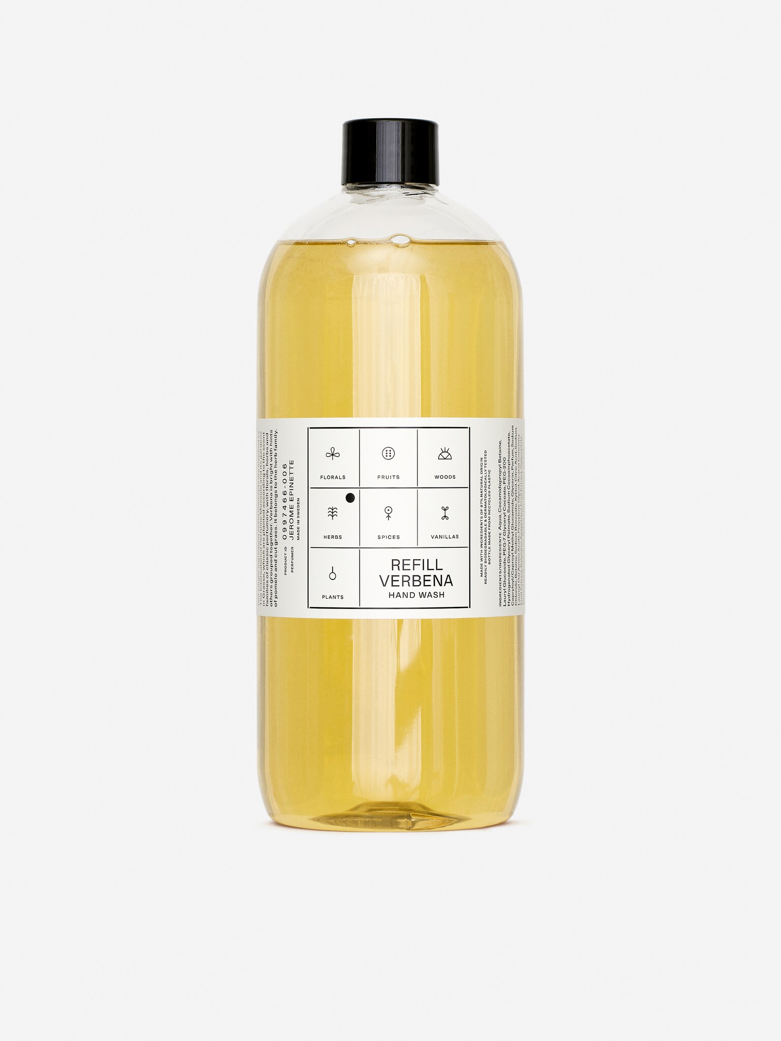 Hand Wash Refill 1000 ml - Verbena/Geranium/Oakmoss