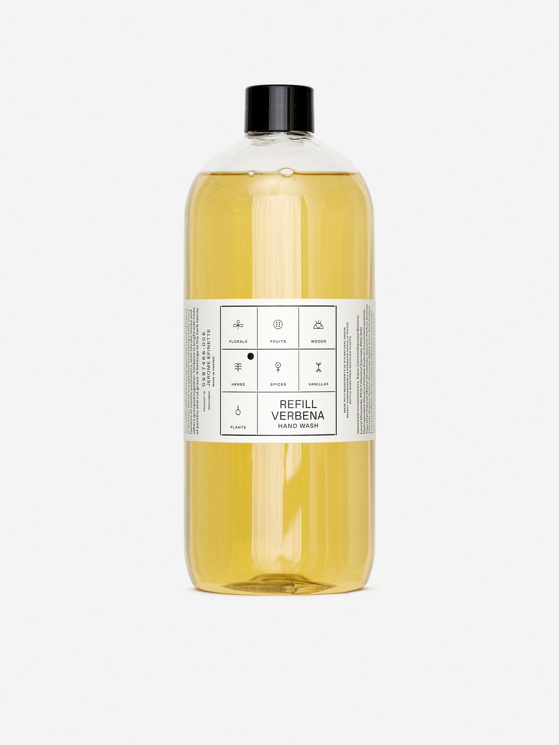 Hand Wash Refill Verbena 1000 ml-#566E69-8594