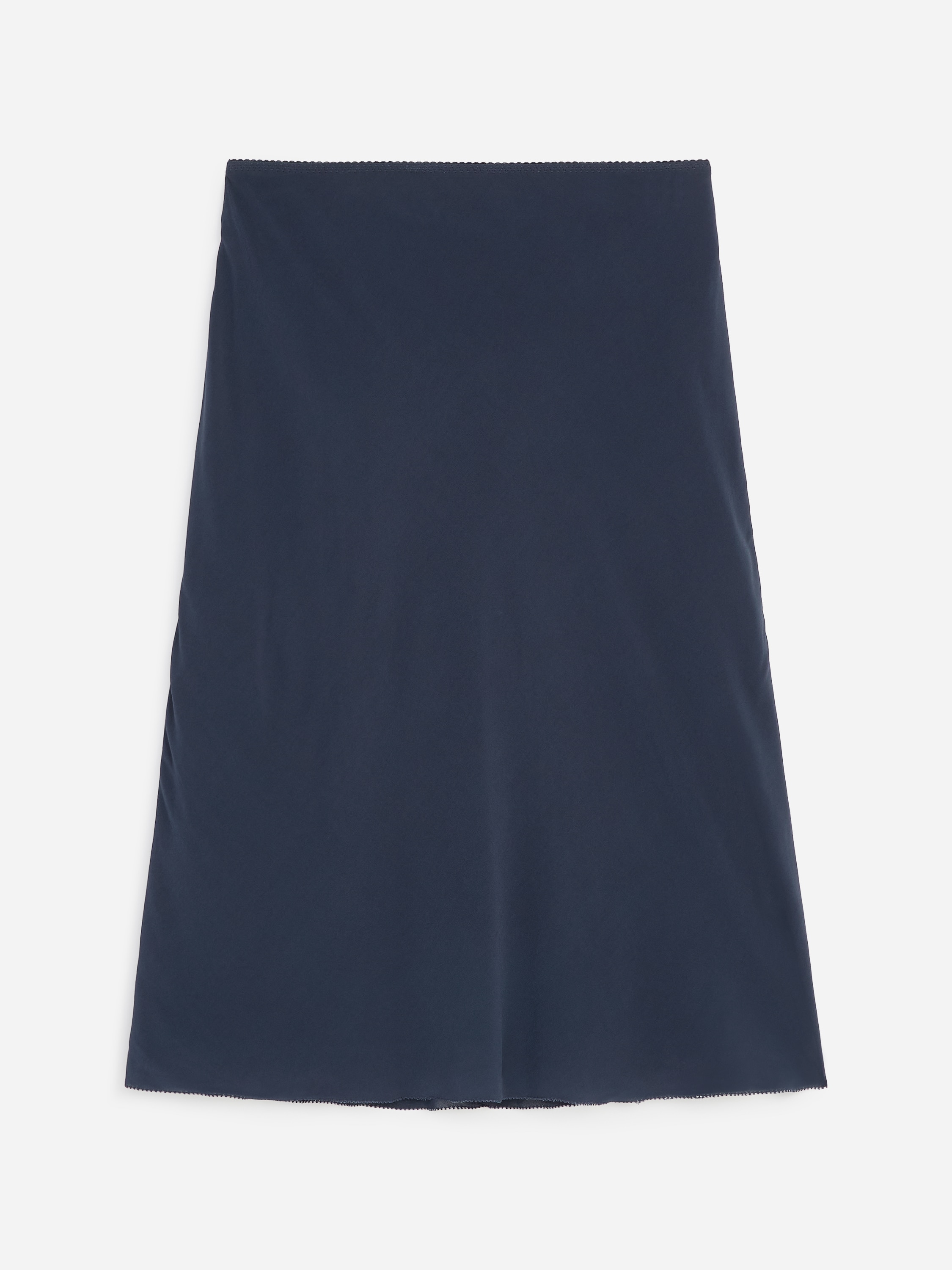 Chiffon Midi Skirt - Navy